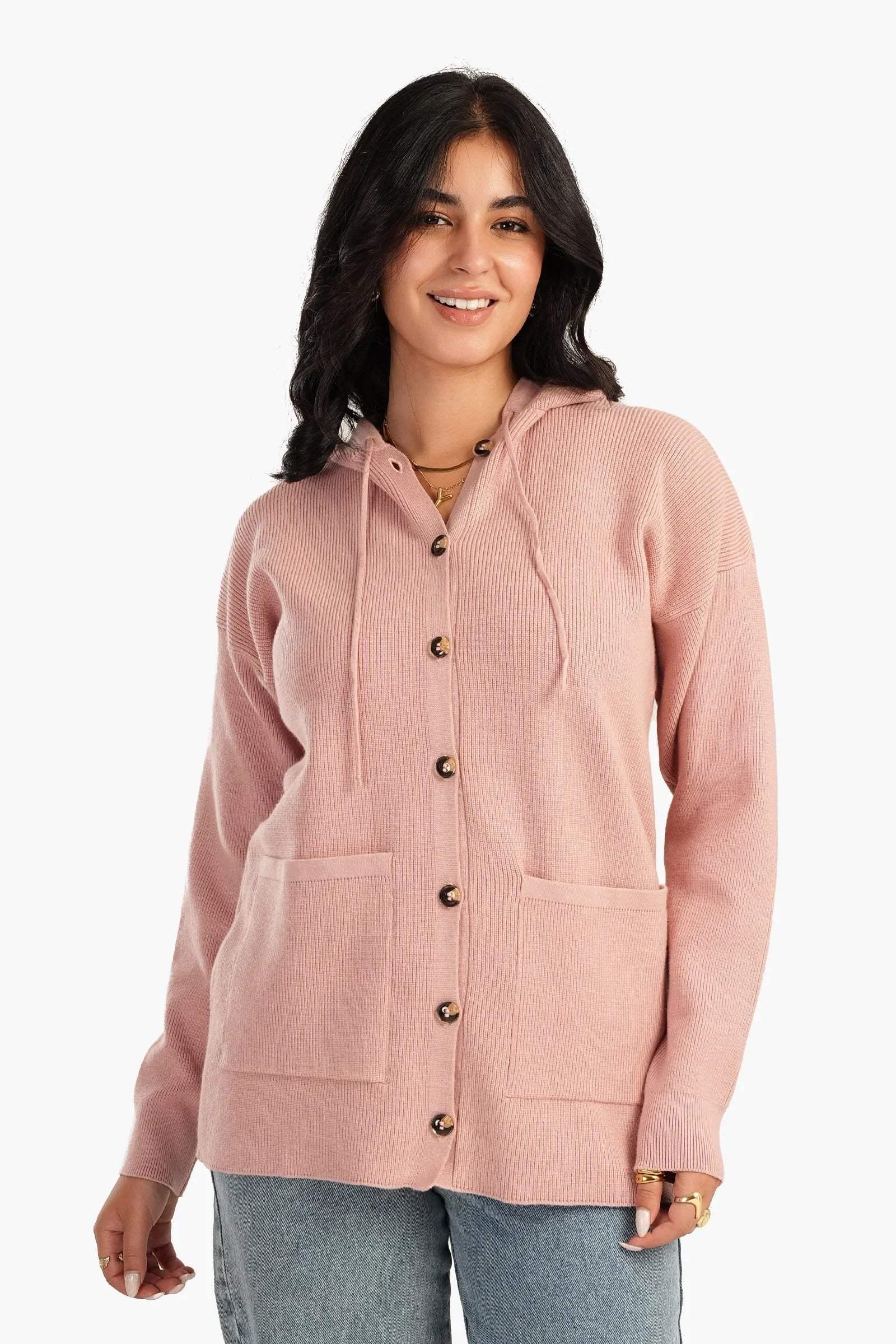 Carina - Knitted Hooded Cardigan 4