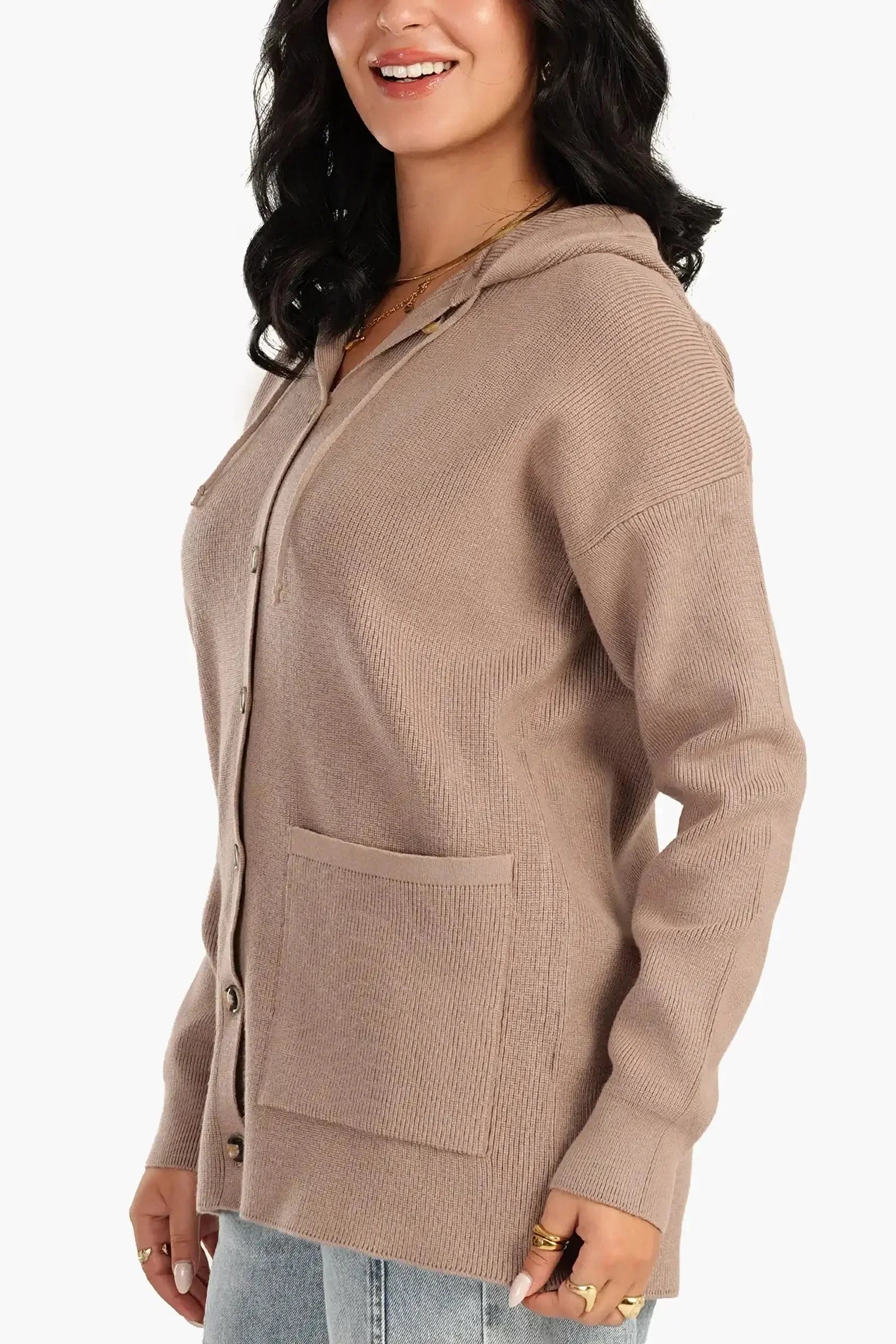 Carina - Knitted Hooded Cardigan 3