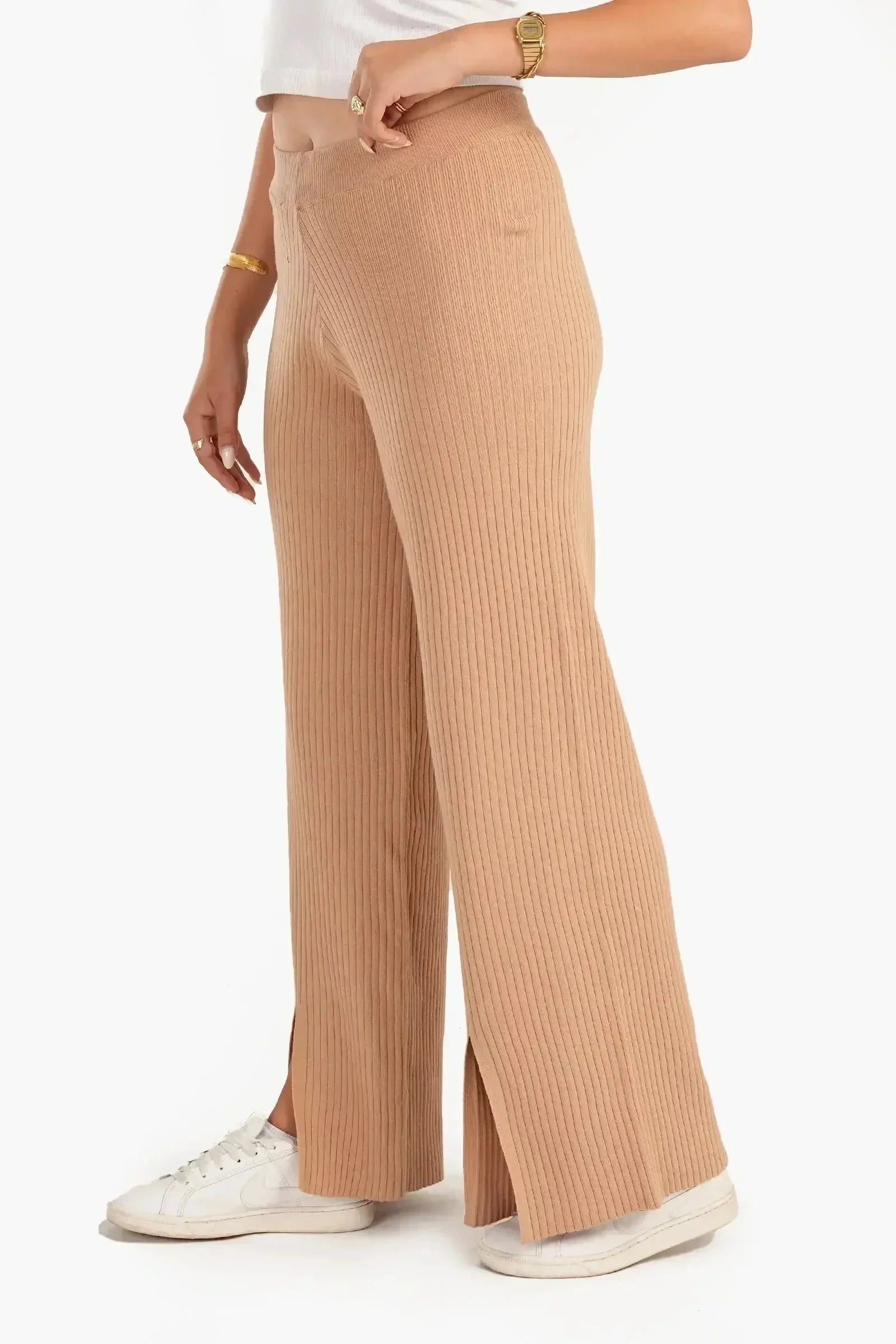 Carina - Lounge Pants with Front Slits 2