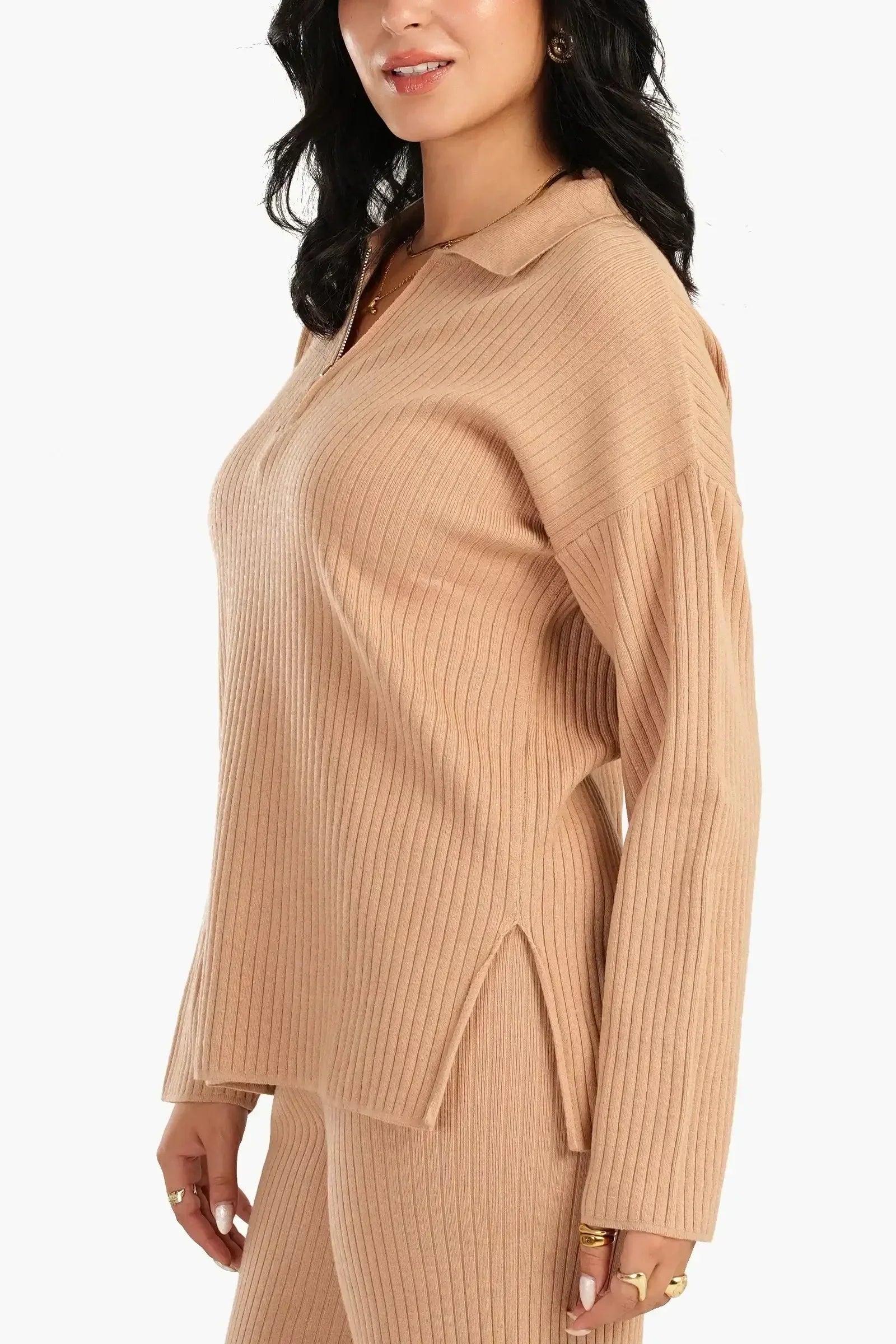 Carina - Lounge Pullover with Zipper 1