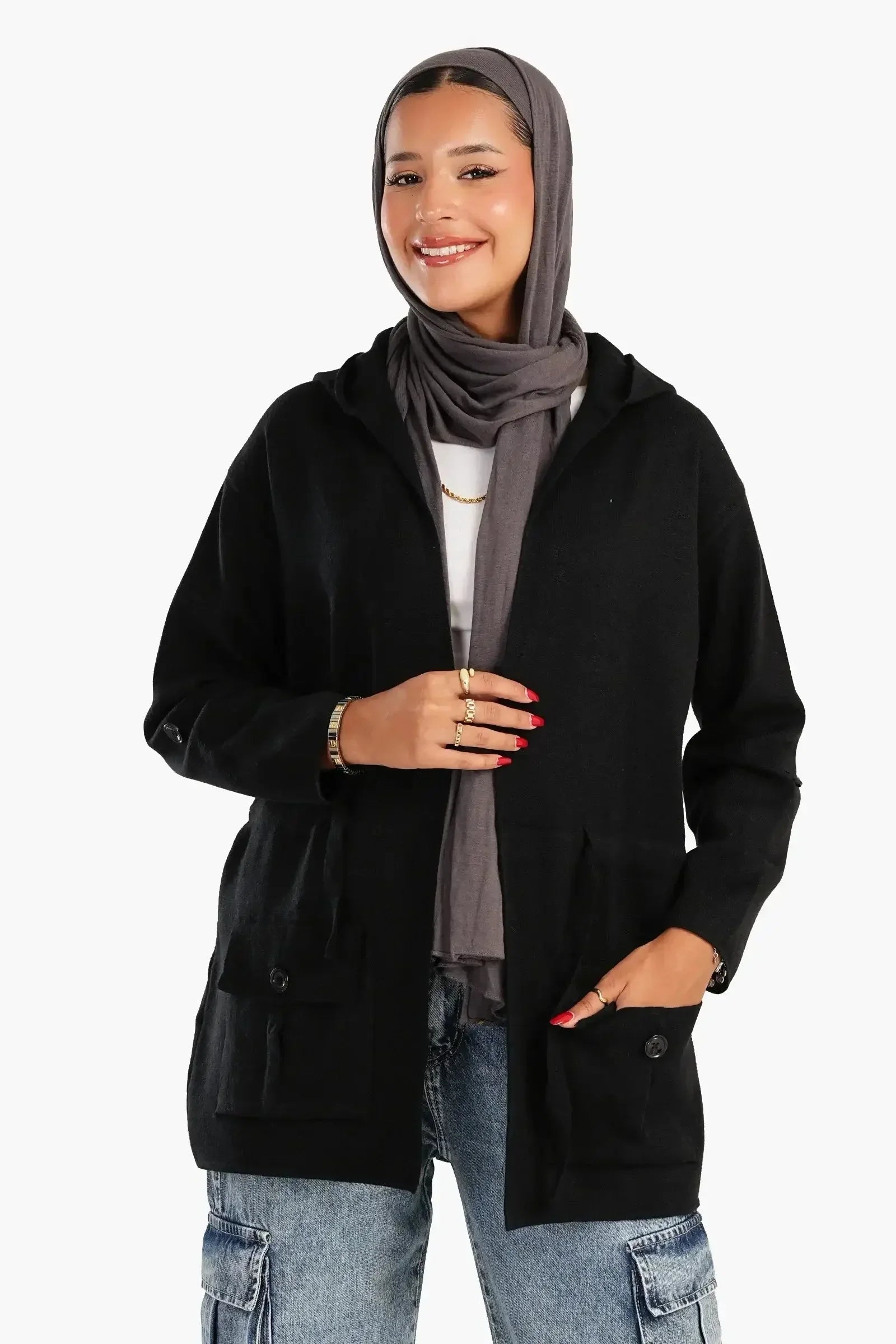 Carina - Lounge Cardigan with Elastic Waist 3