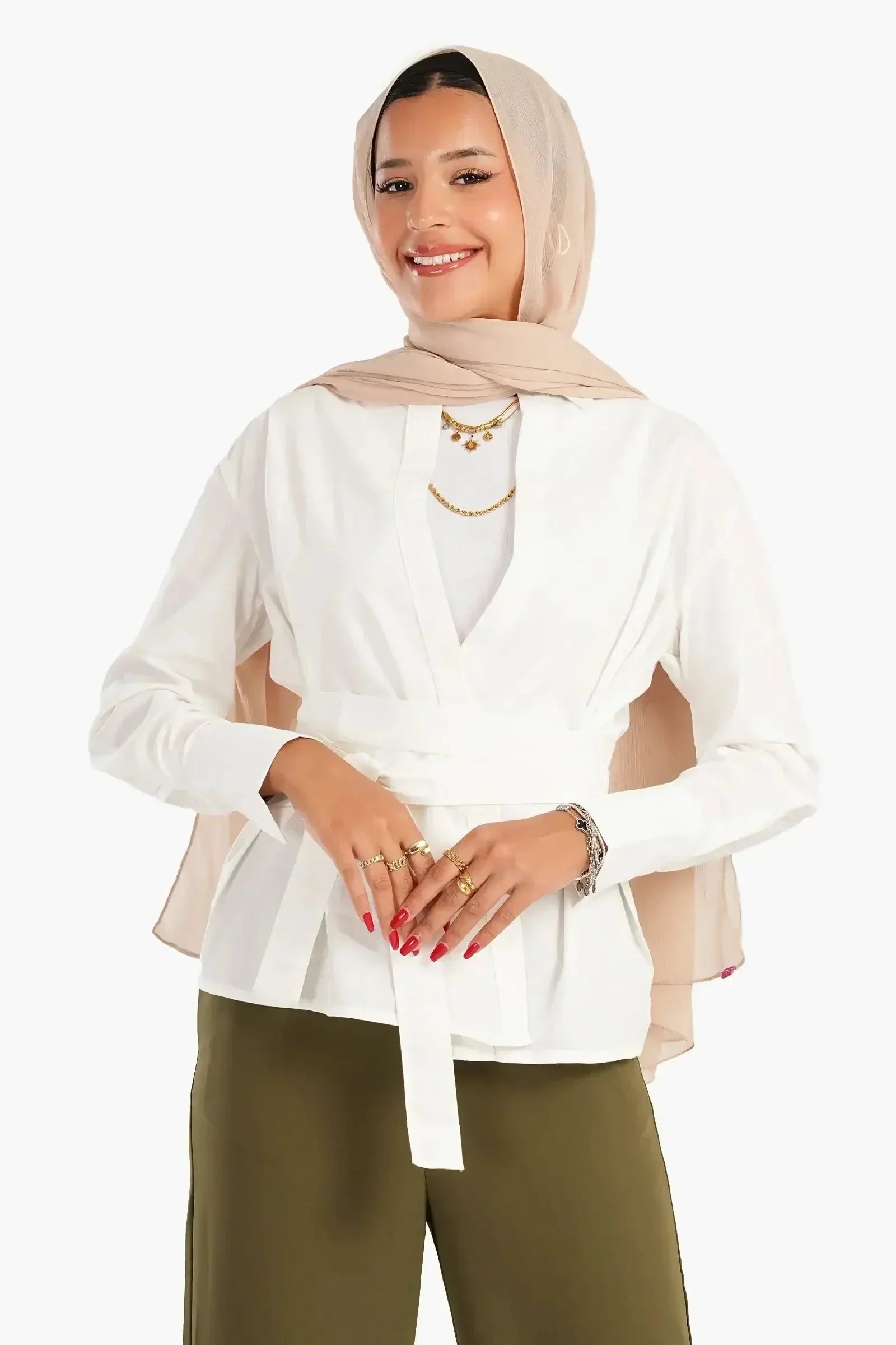 Carina - Shirt with Waist Belt 5