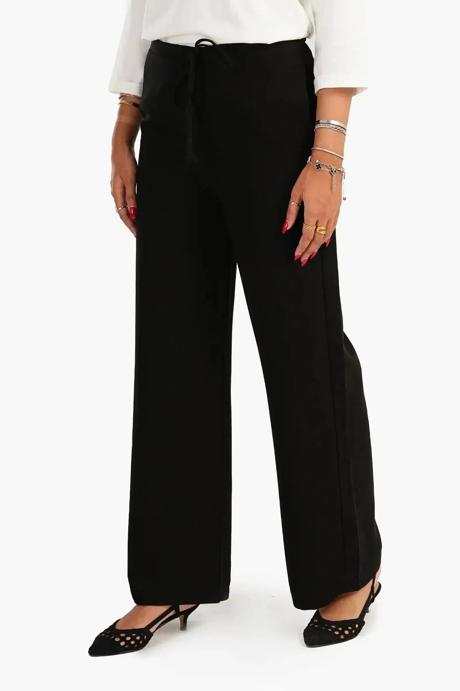 Carina - Crepe Straight Cut Pants 3