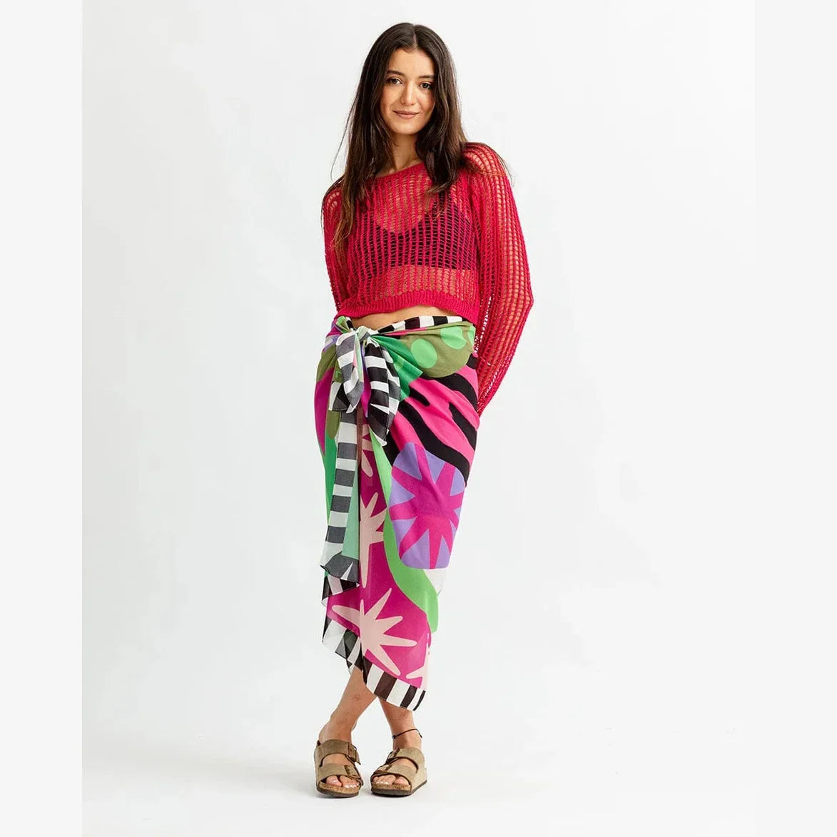 In your shoe - Checkered Stars Maxi Flowy Wraps 1