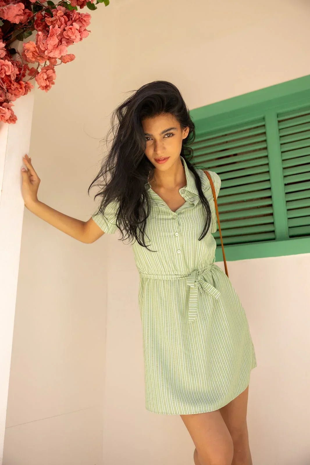 Claire Stripes Shirt Dress - KC Shop - Babazzaro