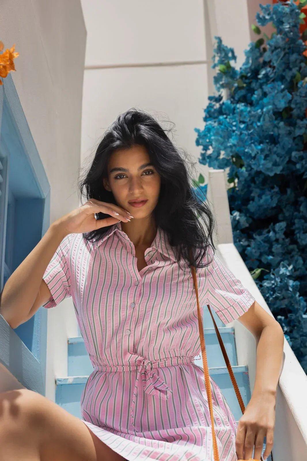 Claire Stripes Shirt Dress - KC Shop - Babazzaro