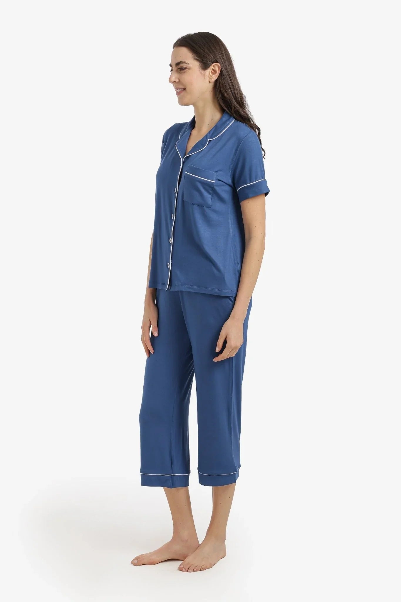 Classic Piping Pyjama Set - Carina - Babazzaro