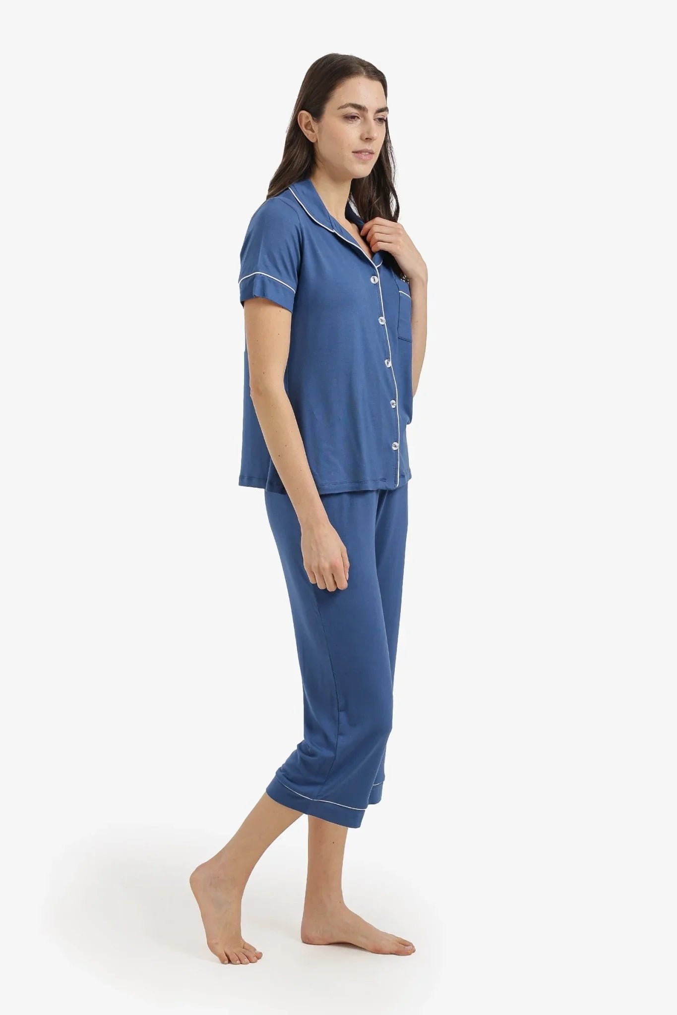 Classic Piping Pyjama Set - Carina - Babazzaro