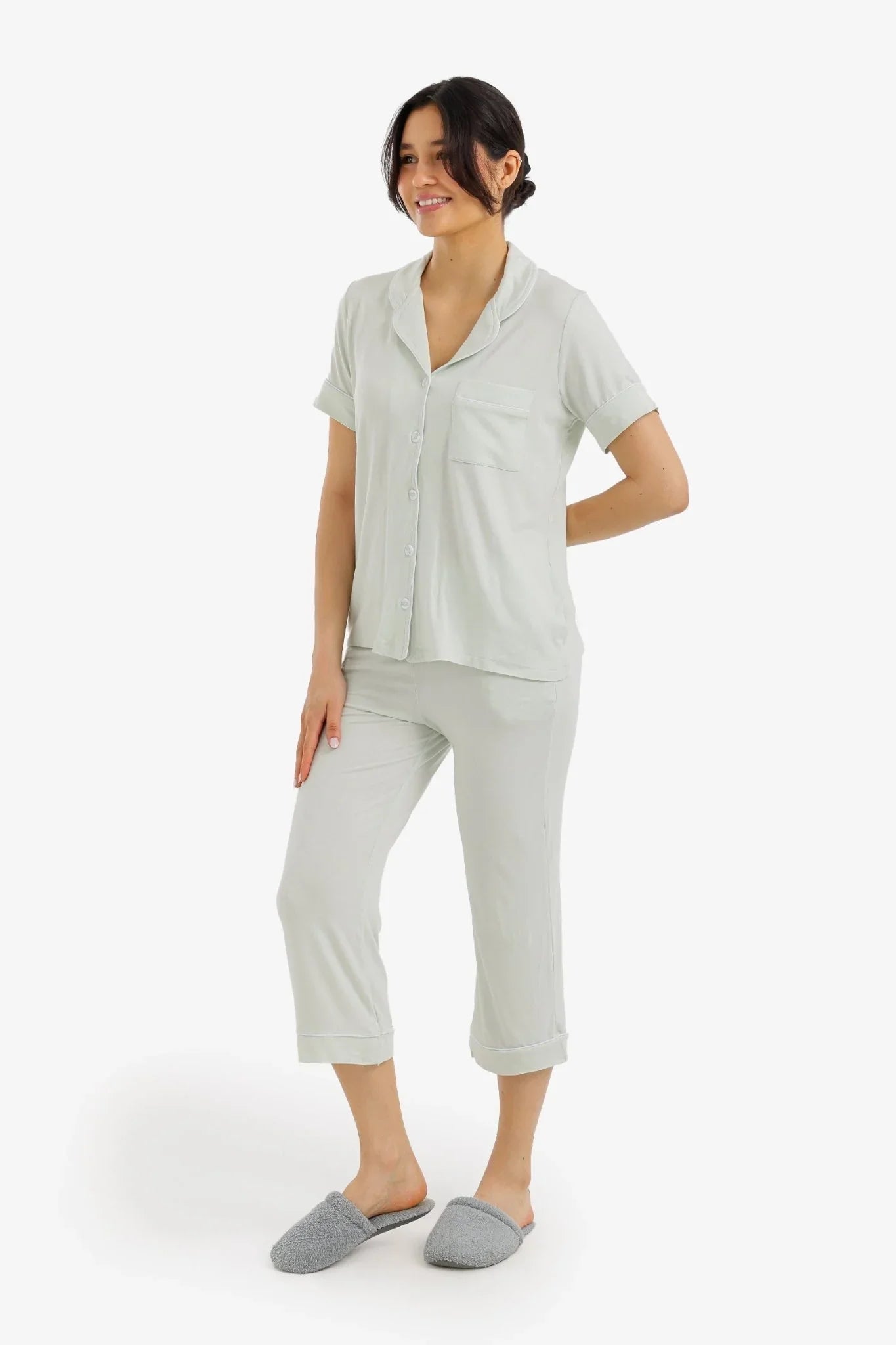 Classic Piping Pyjama Set - Carina - Babazzaro