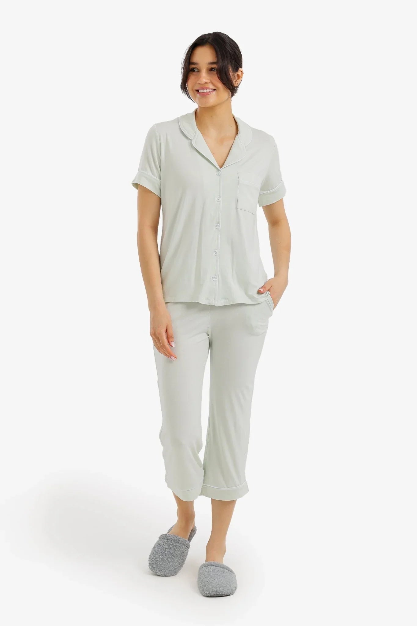 Classic Piping Pyjama Set - Carina - Babazzaro