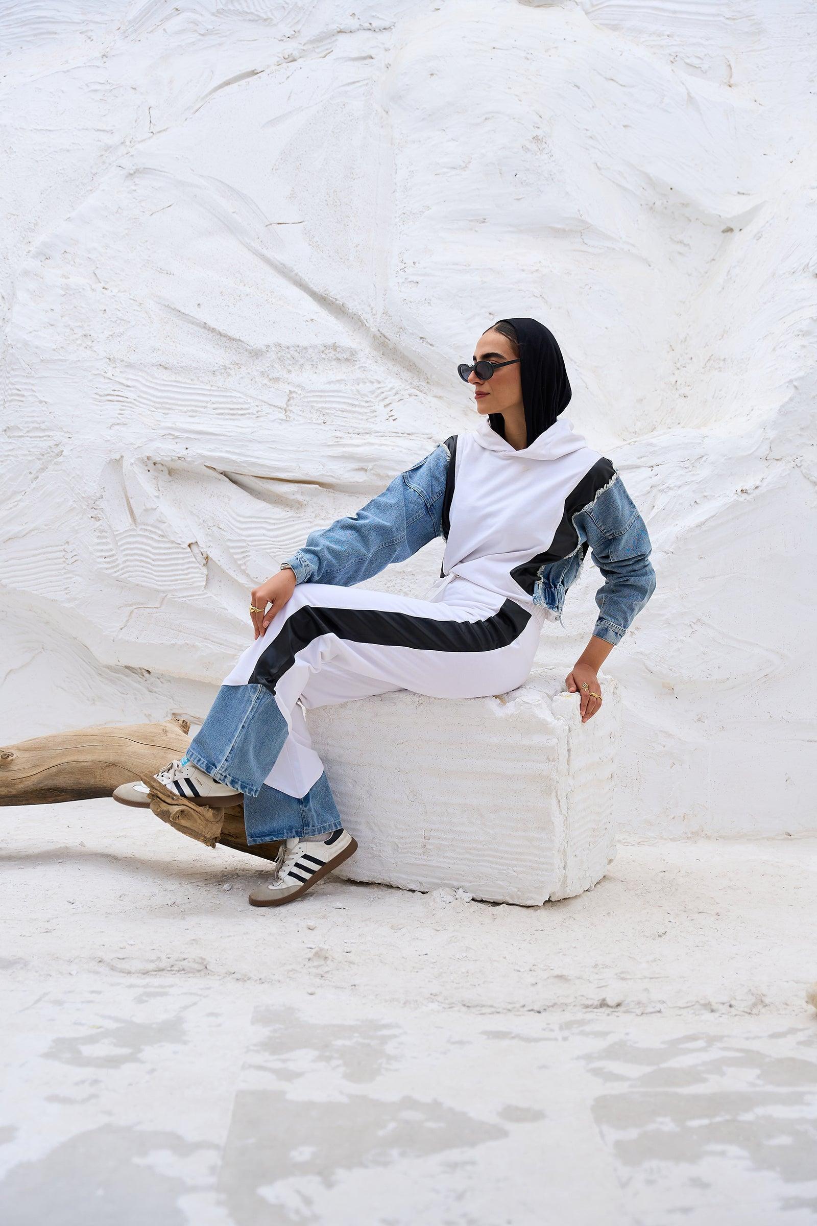 Clue - Lounge Pants with Different Fabrics 1