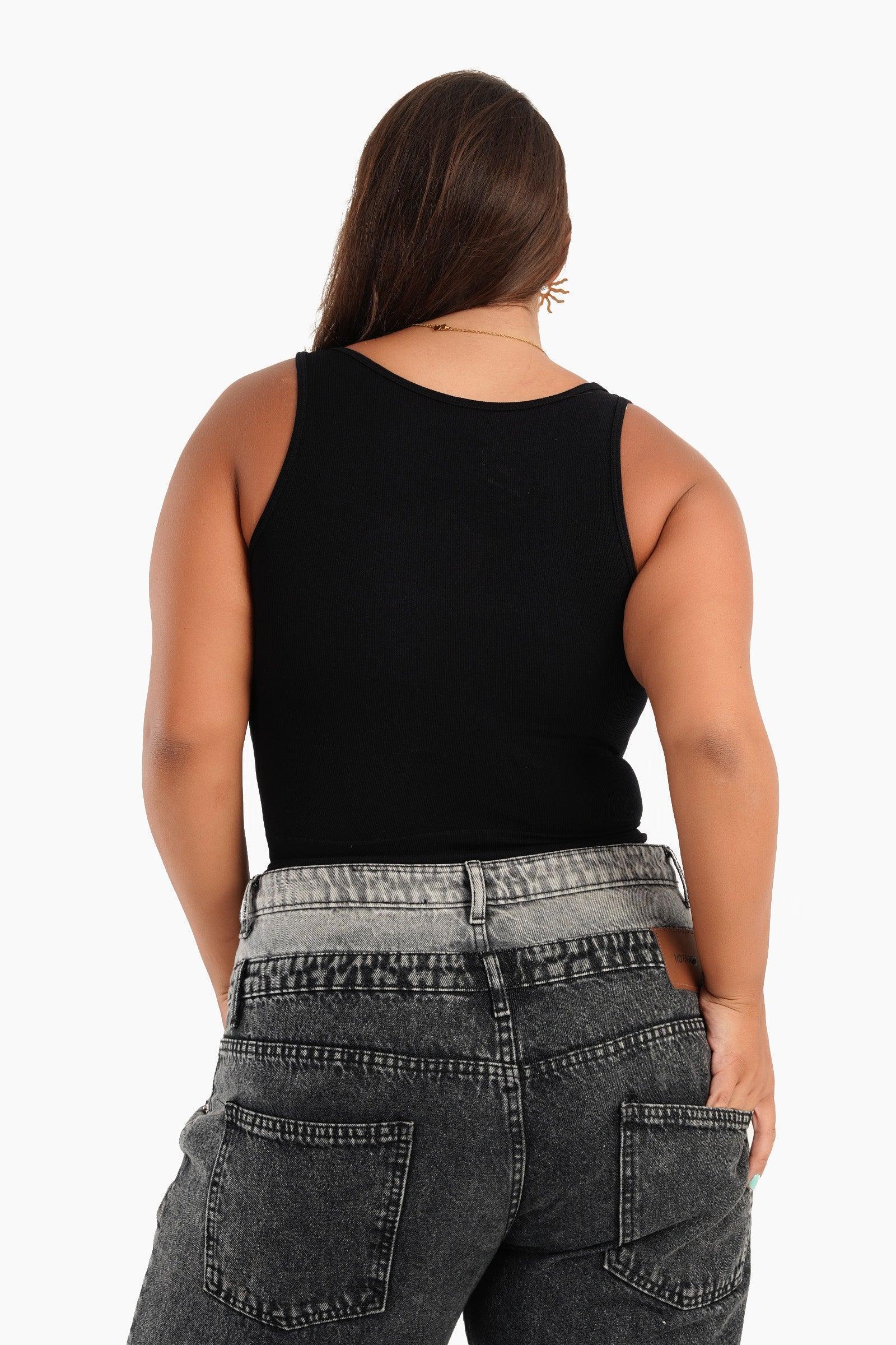 Clue - Sleeveless Ribbed Crop Top 3