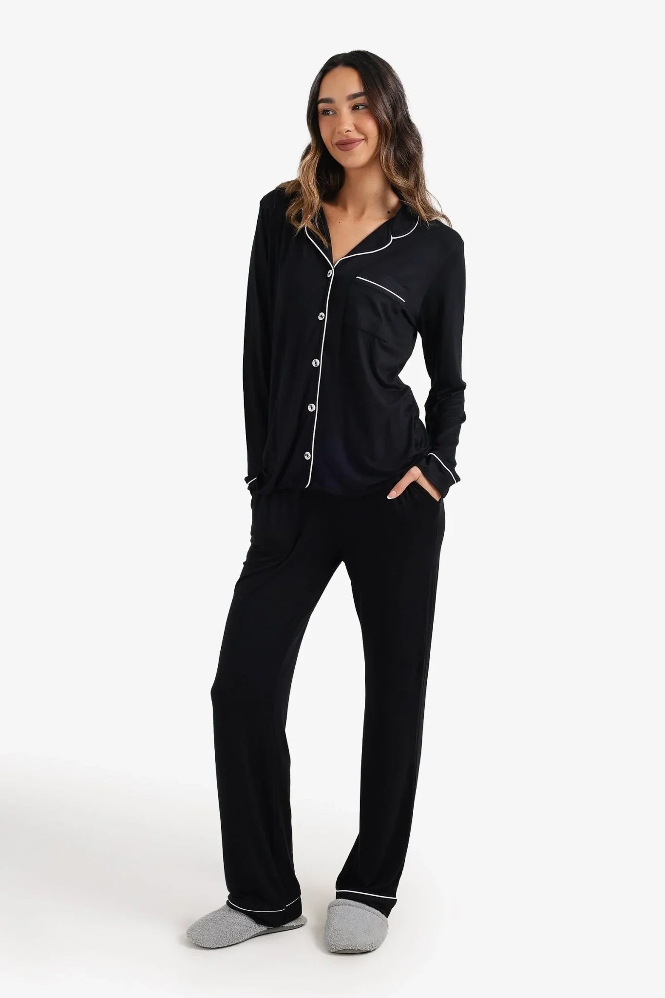 Contrast - Pipe Pyjama Set - Carina - Babazzaro