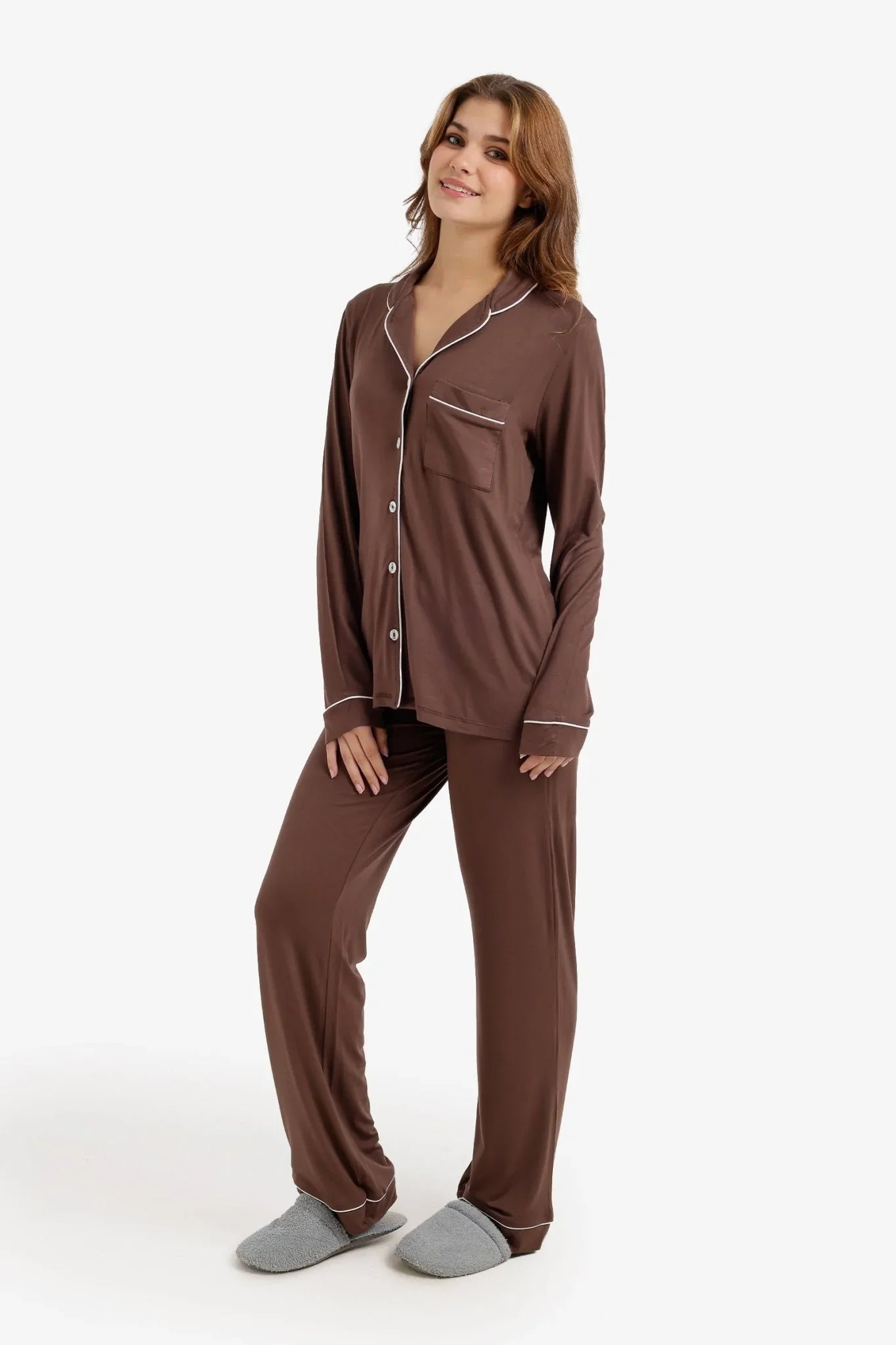 Contrast - Pipe Pyjama Set - Carina - Babazzaro