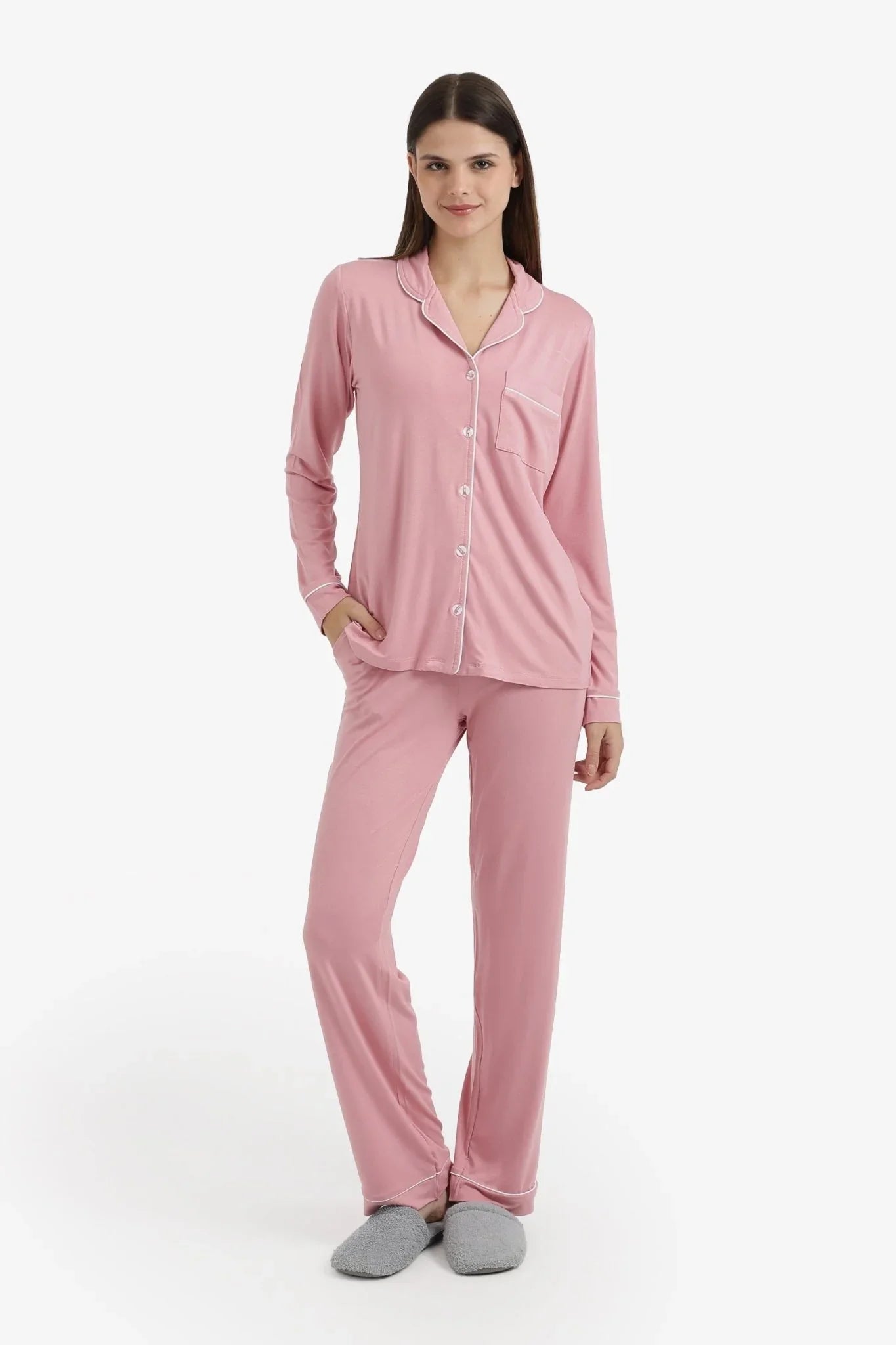 Contrast - Pipe Pyjama Set - Carina - Babazzaro