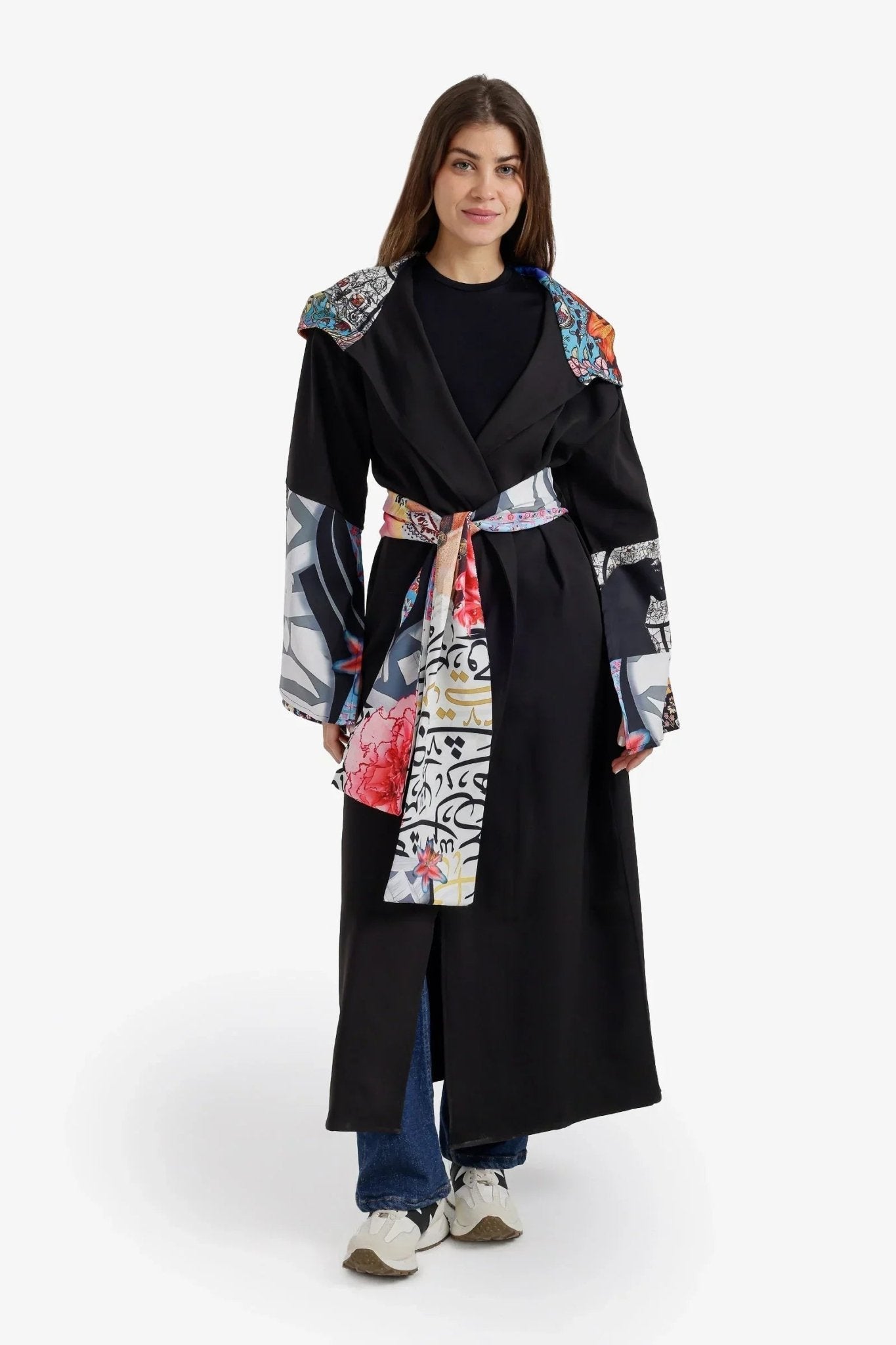 Contrast - Print Midi Kimono - Carina - Babazzaro