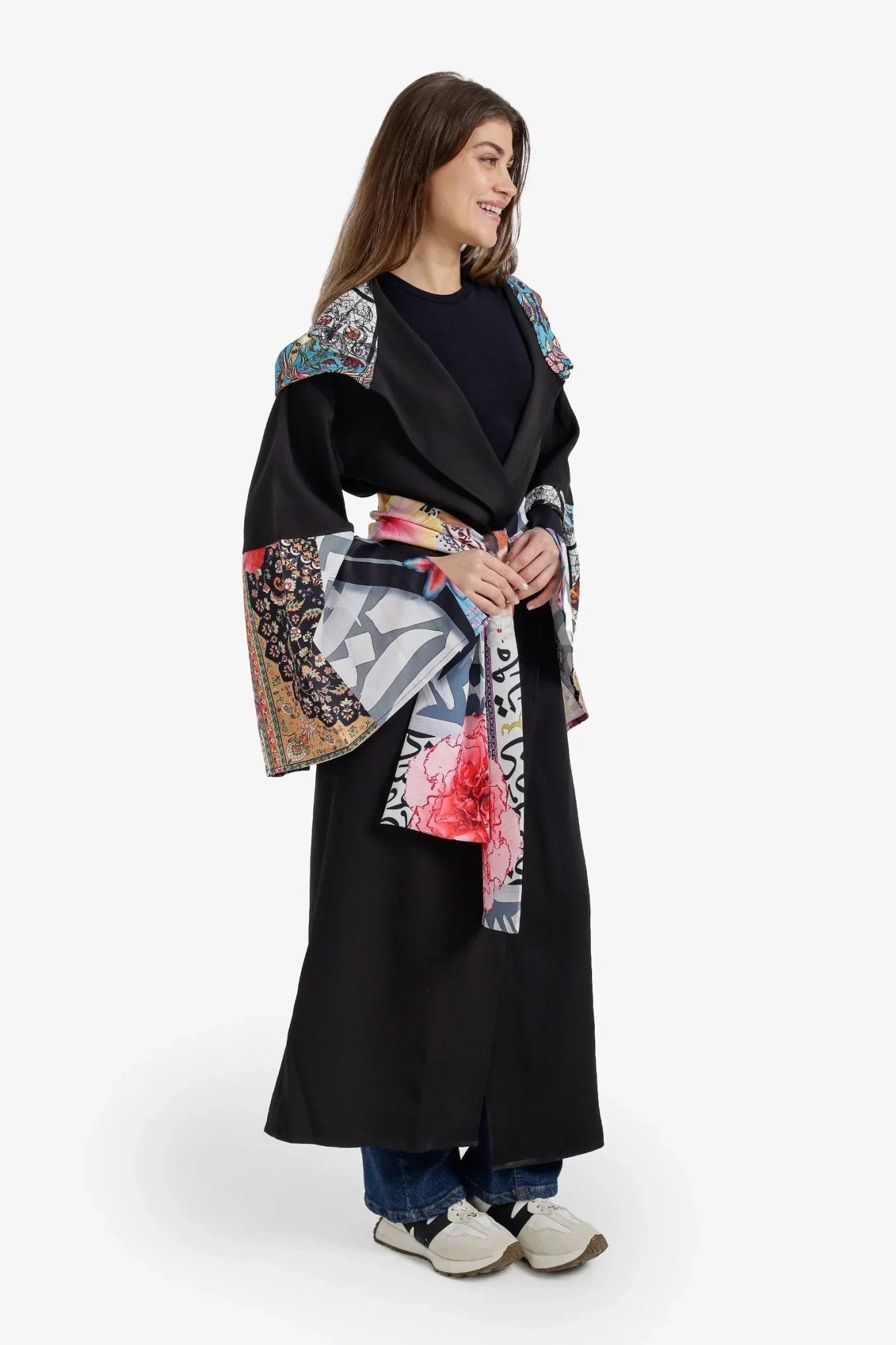Contrast - Print Midi Kimono - Carina - Babazzaro