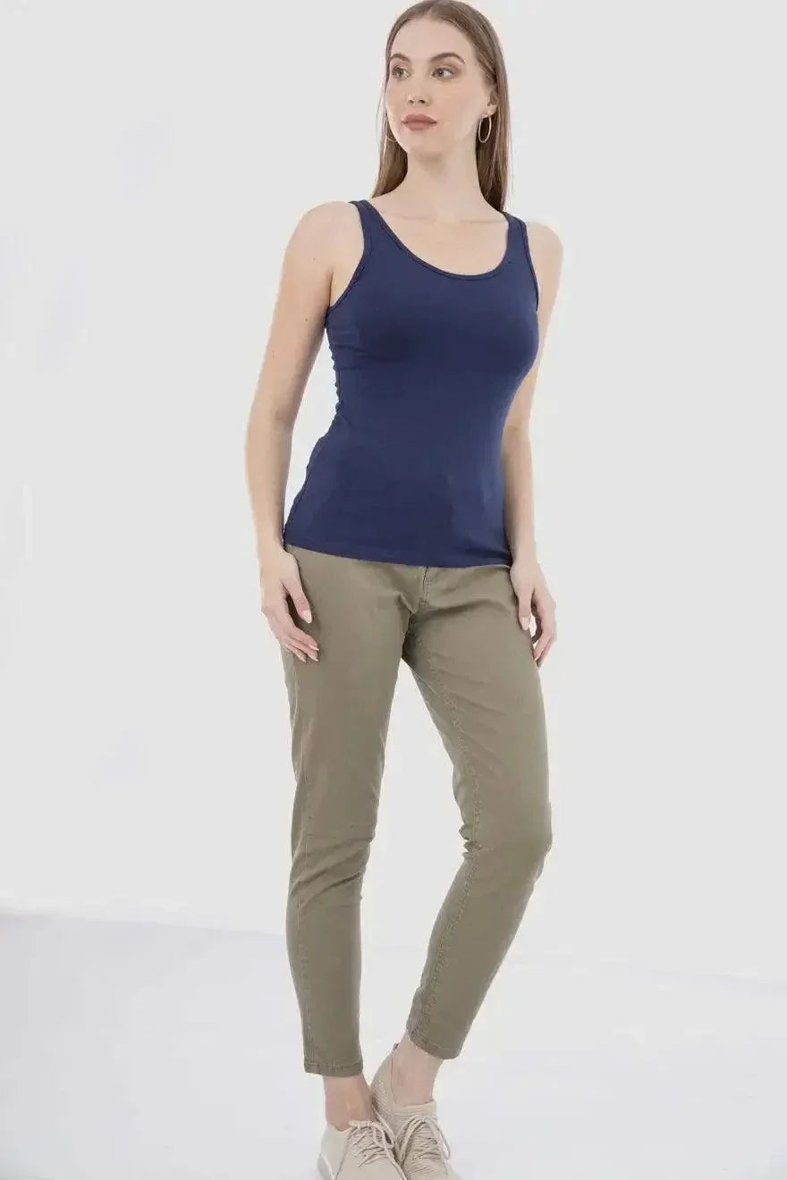 Carina - Cotton Sleeveless Tank Top 6