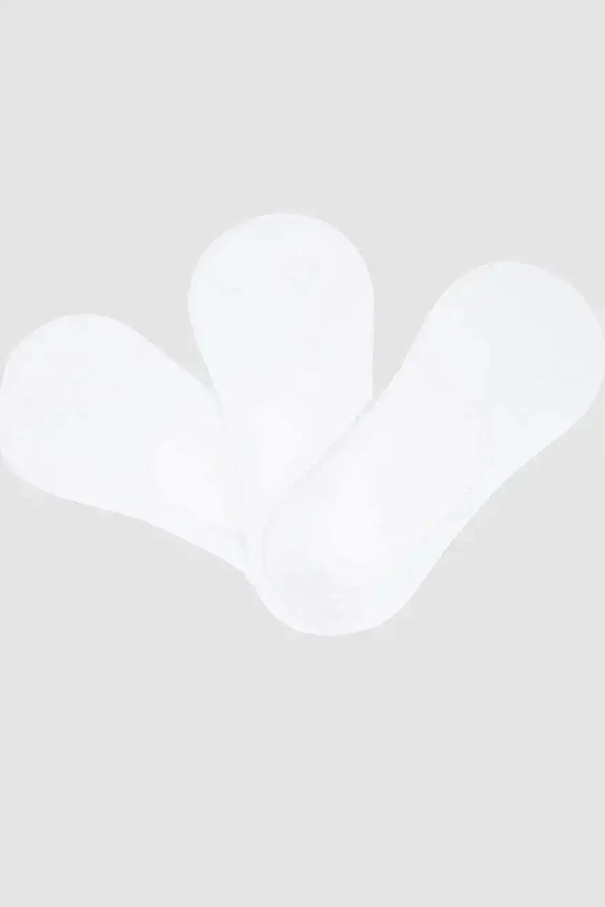 Carina - Cotton Solid Socks - 3 Pairs 3
