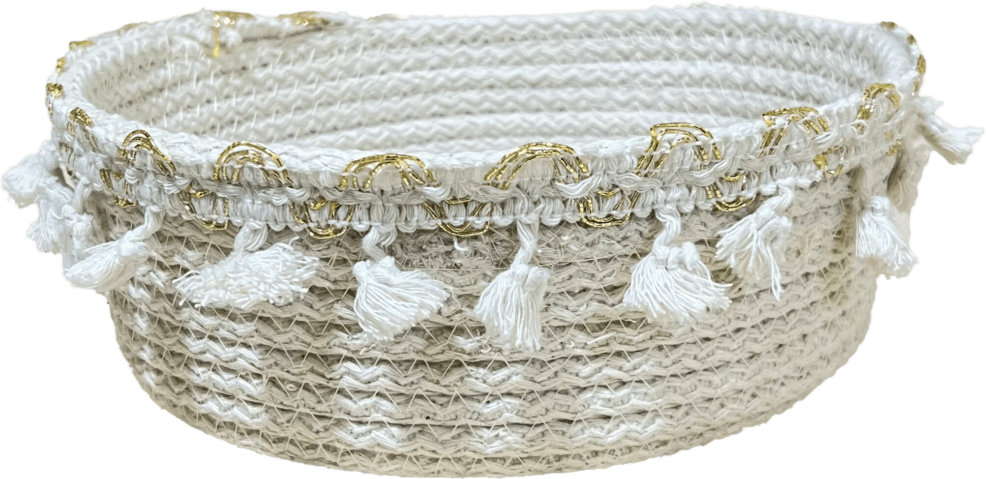 Decorative Round Storage Bowl – Design 1 - Urbantique - Babazzaro