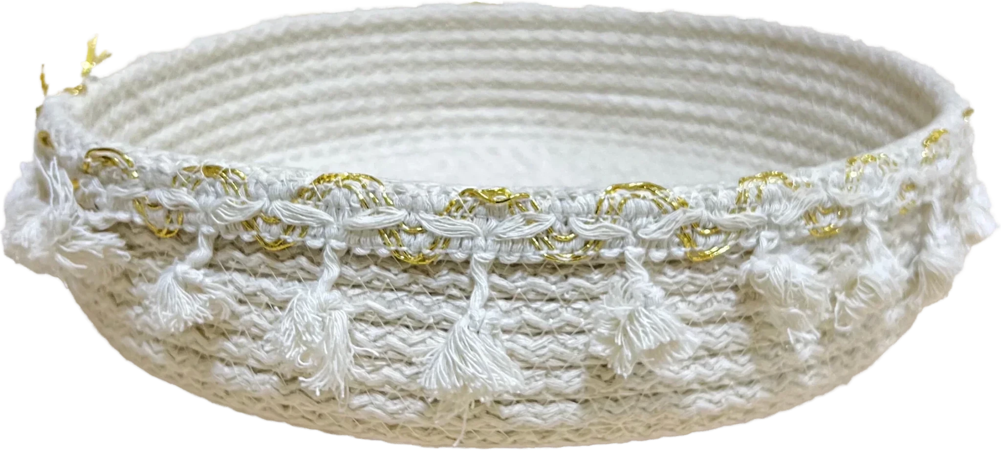 Decorative Round Storage Bowl – Design 2 - Urbantique - Babazzaro