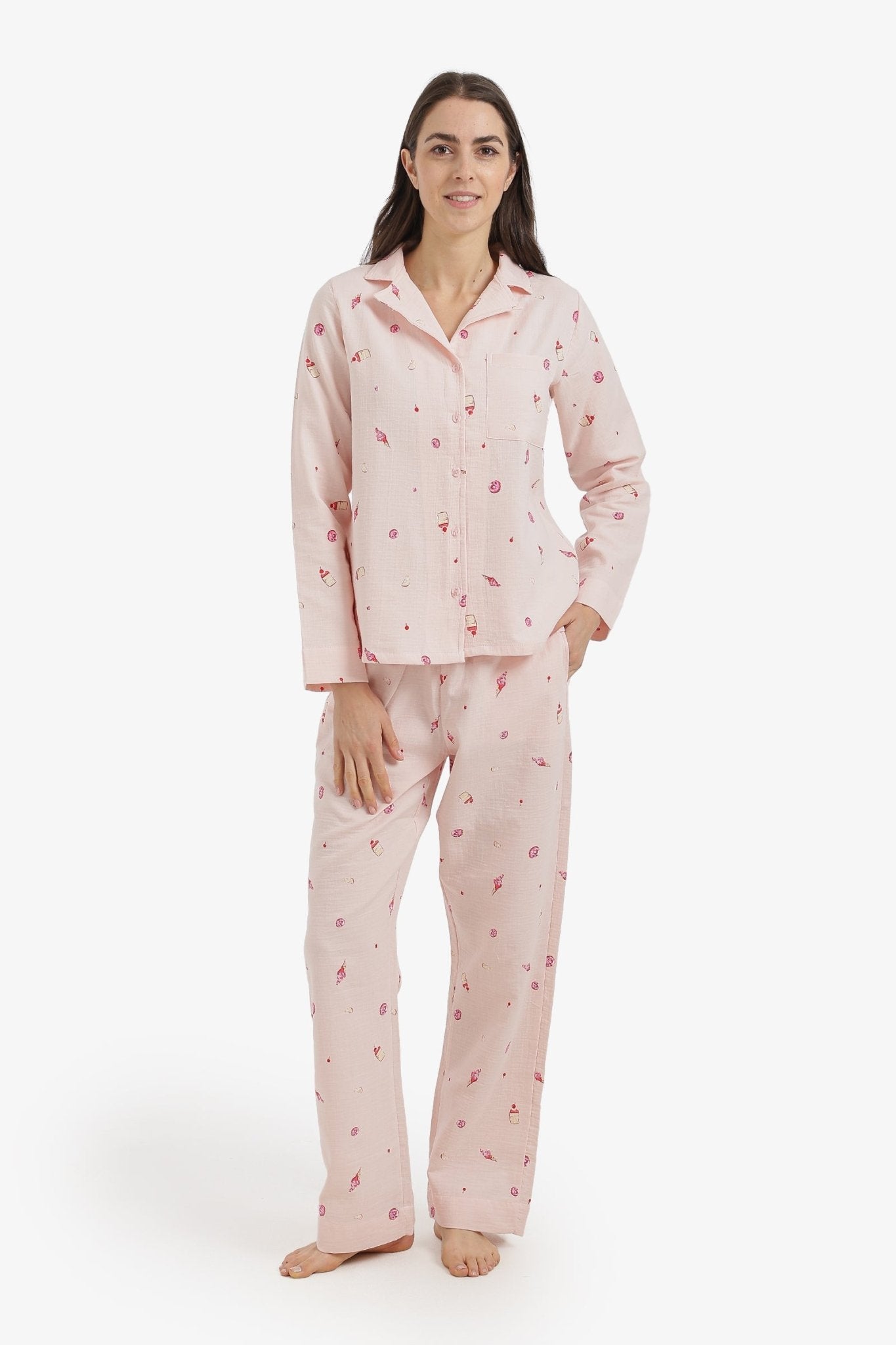 Dessert Printed Pyjama Set - Carina - Babazzaro