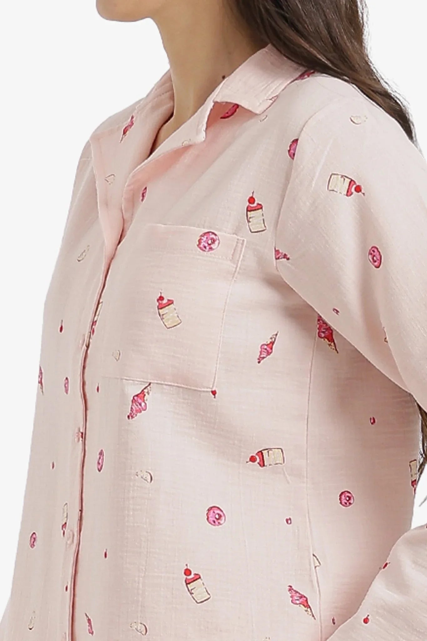 Dessert Printed Pyjama Set - Carina - Babazzaro