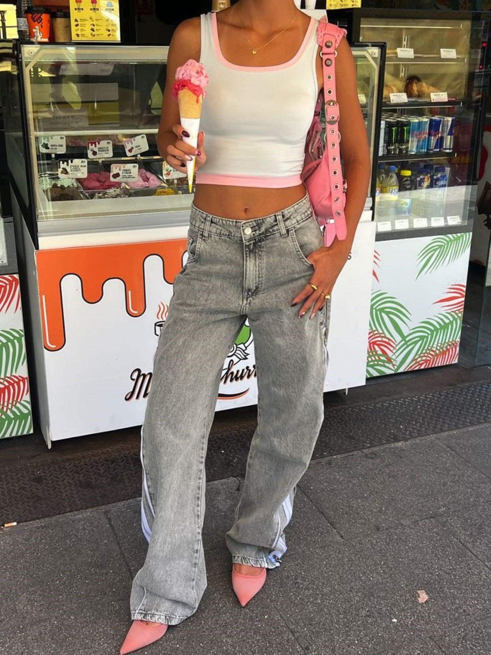 Carina - Double Zipper - Jeans 2