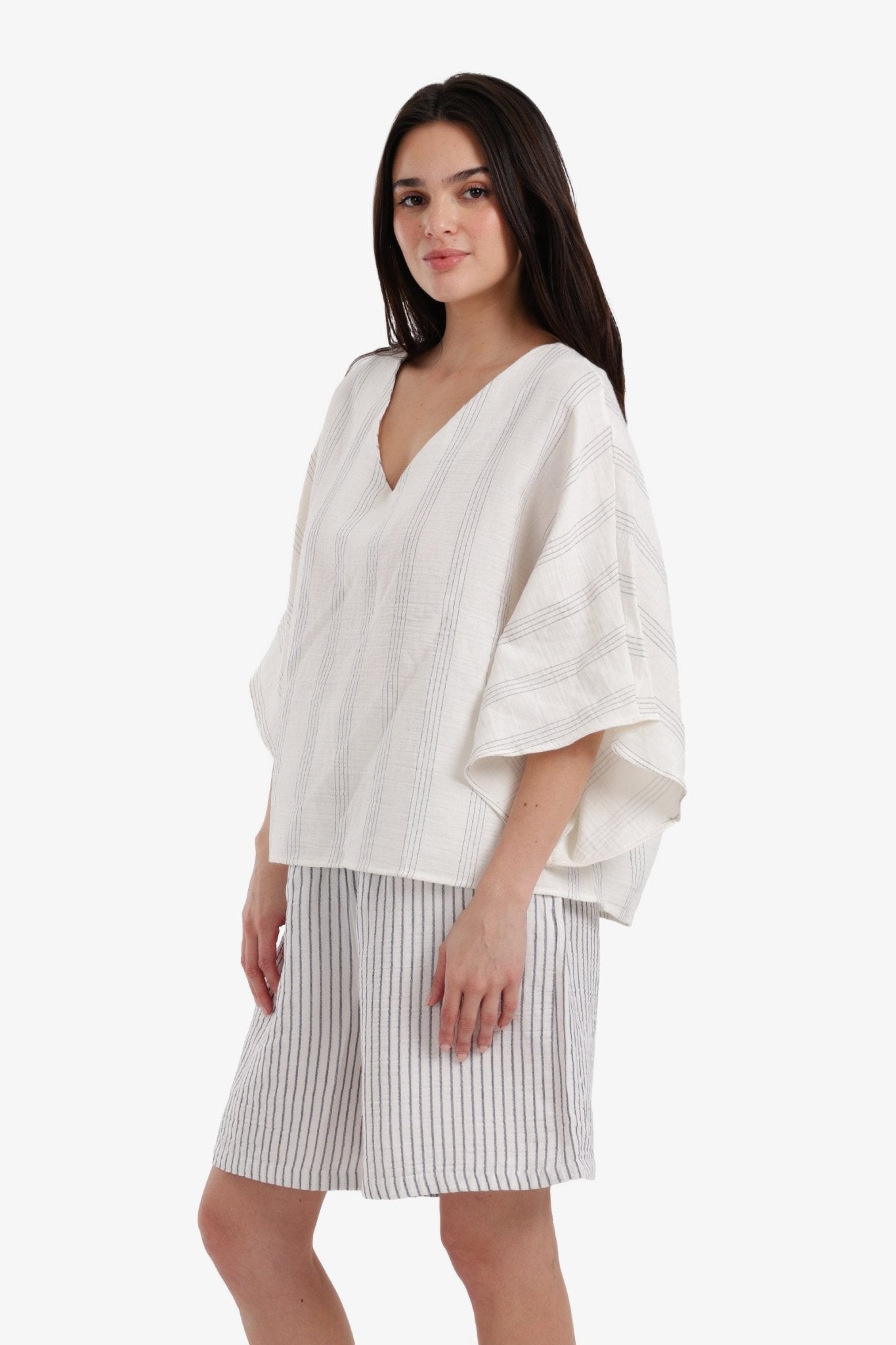 Dropped Shoulder Pyjama Set - Carina - Babazzaro