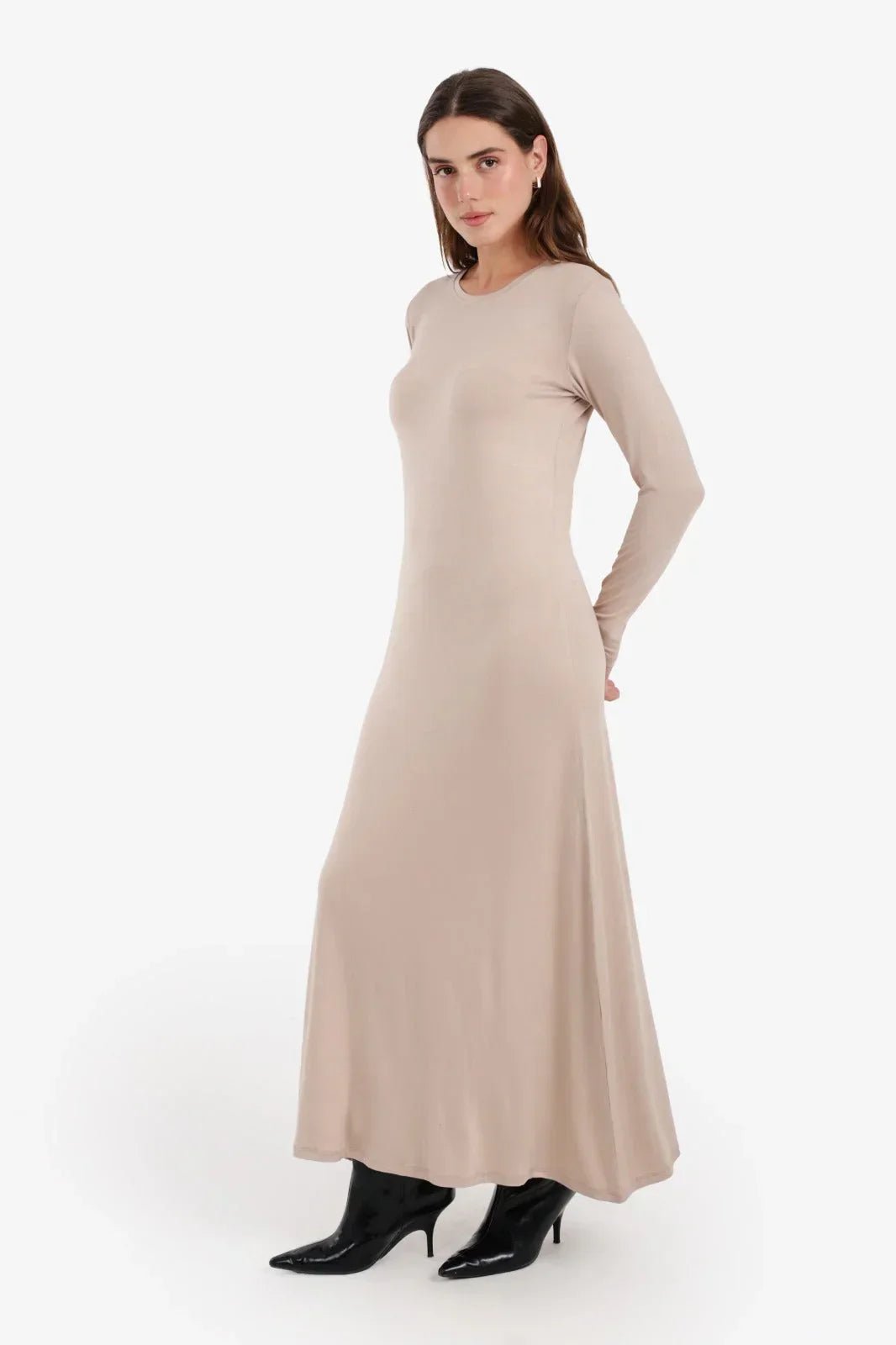 Flowy Hem Regular Dress - Carina - Babazzaro