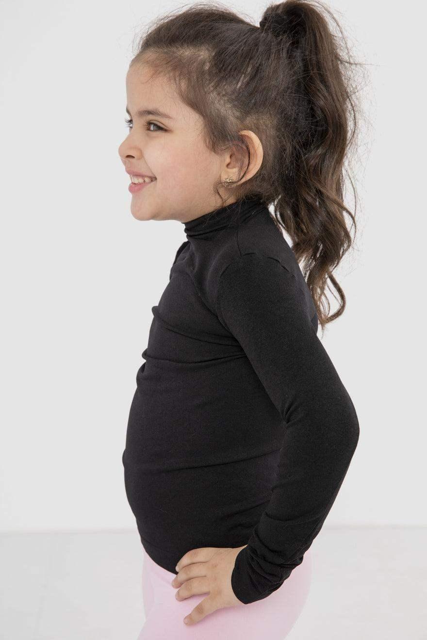 Carina - Girly Microfiber High Neck Top 2