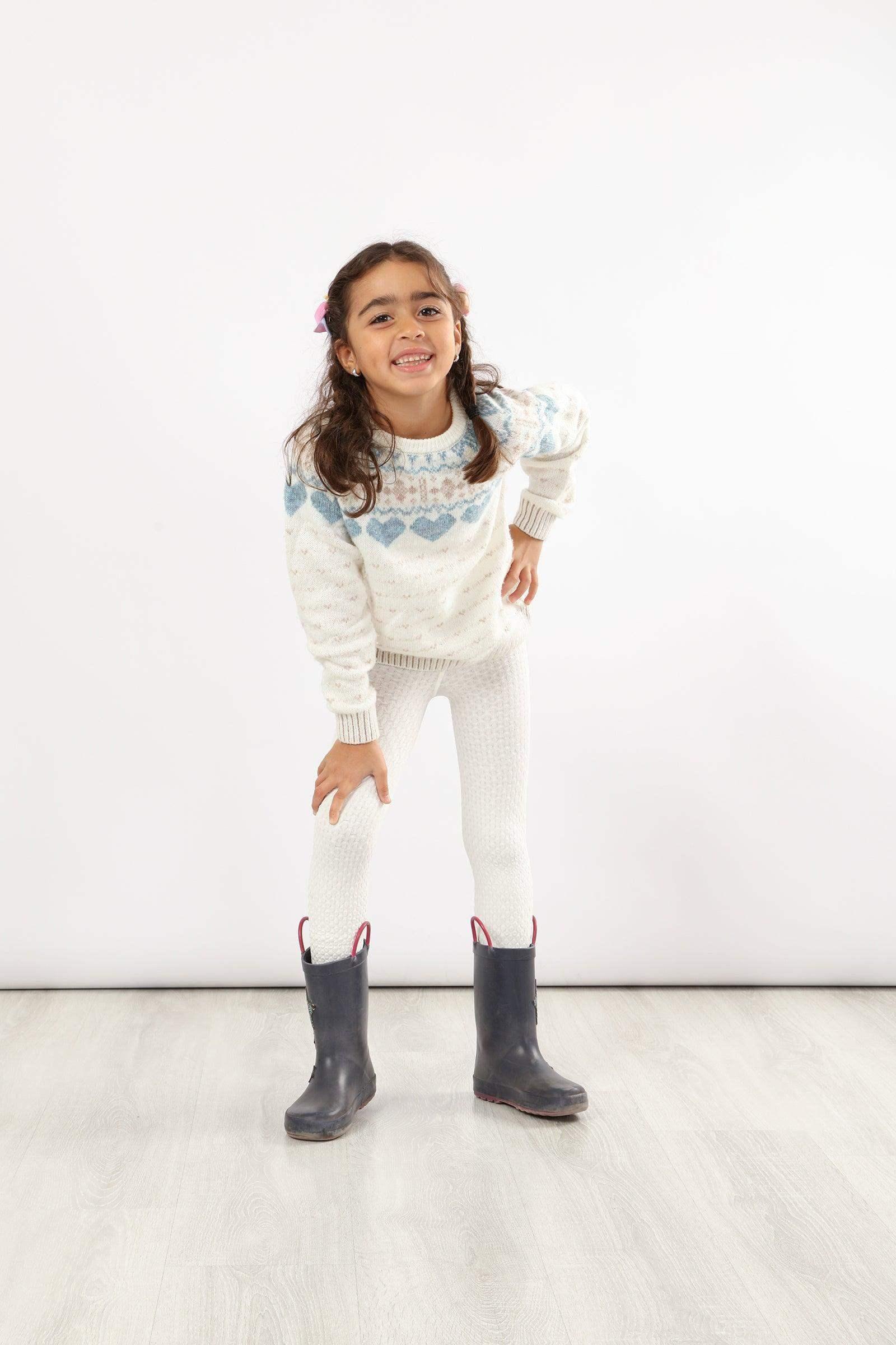 Carina - Girly Warm Pattern Legging 7