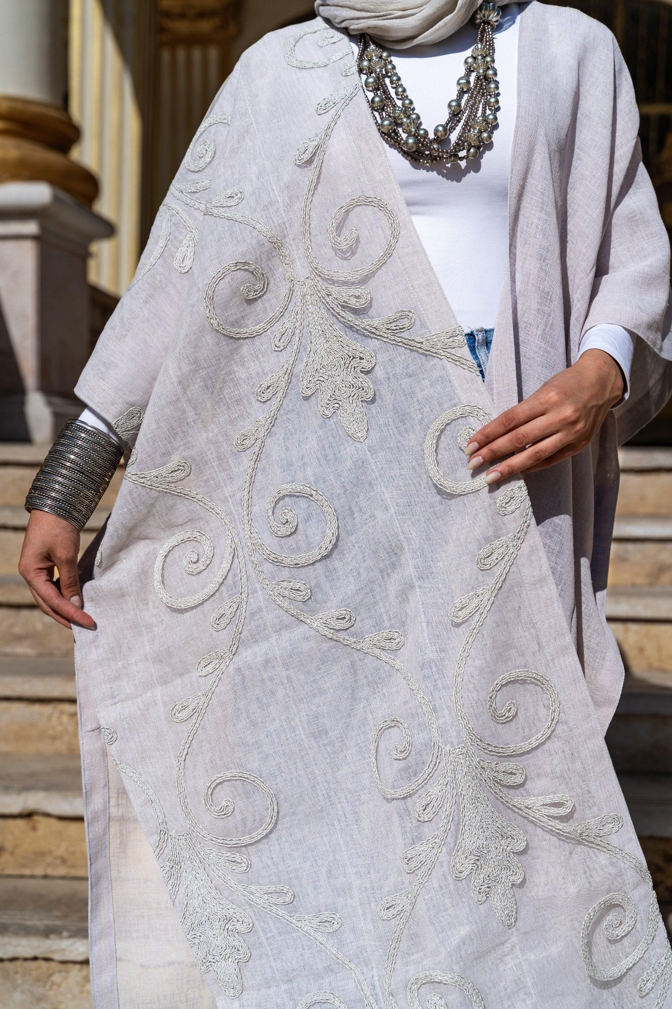 Greige linen - Dress Code - Babazzaro