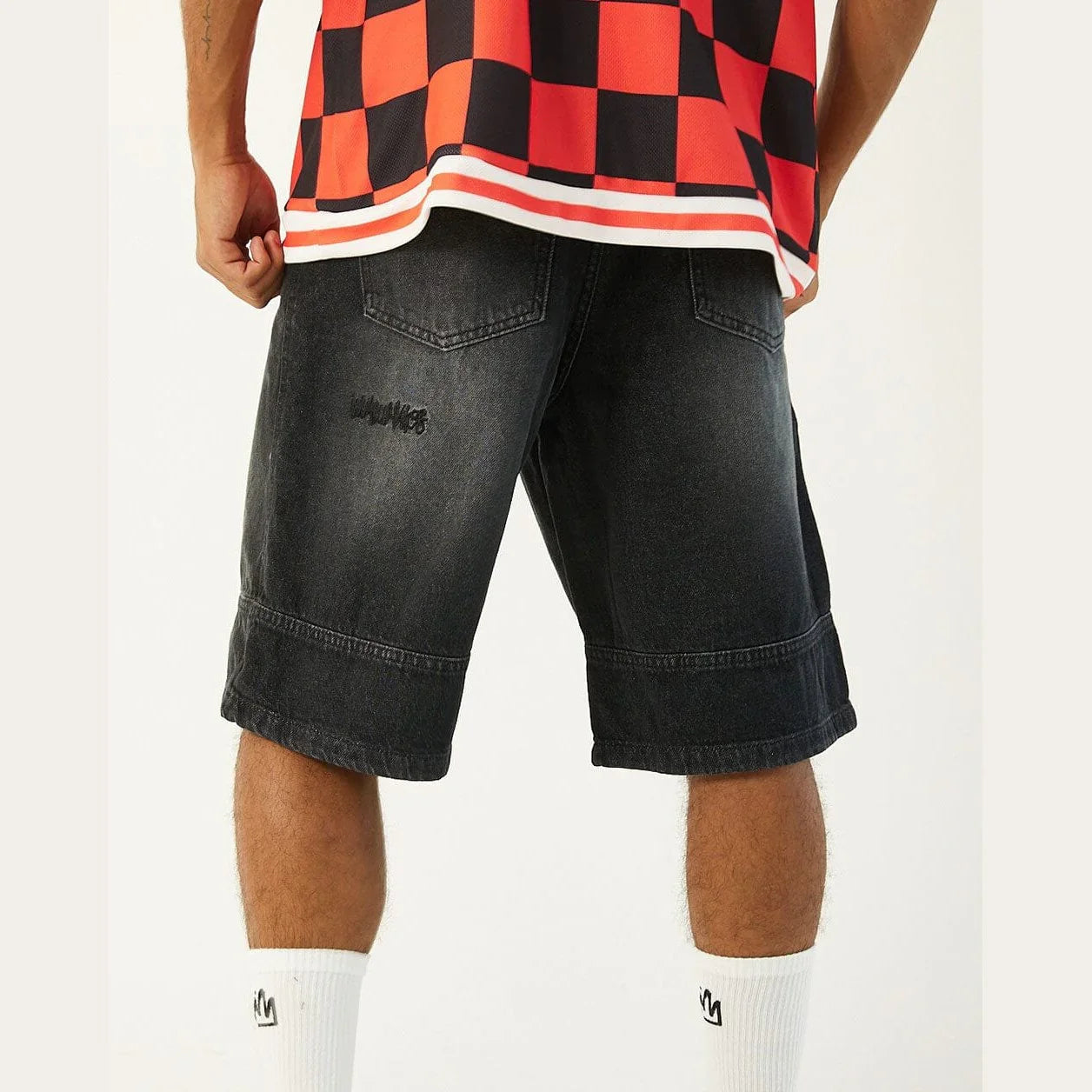 In your shoe - Grey Washed Jorts 4