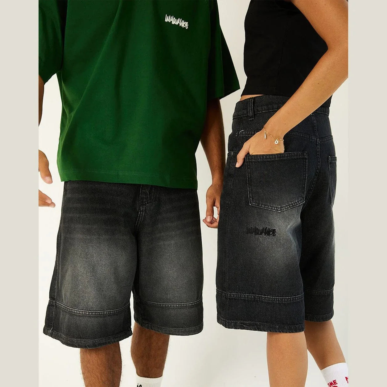 In your shoe - Grey Washed Jorts 2