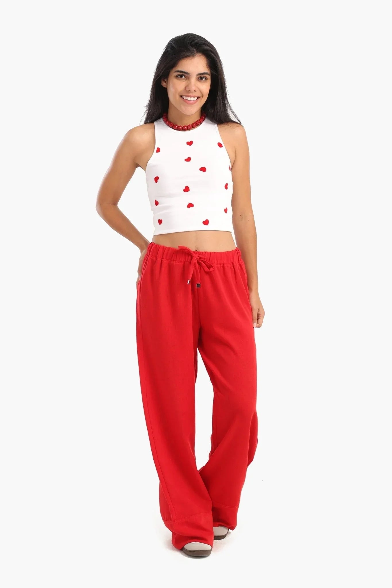 Heart Prints Top - Clue - Babazzaro