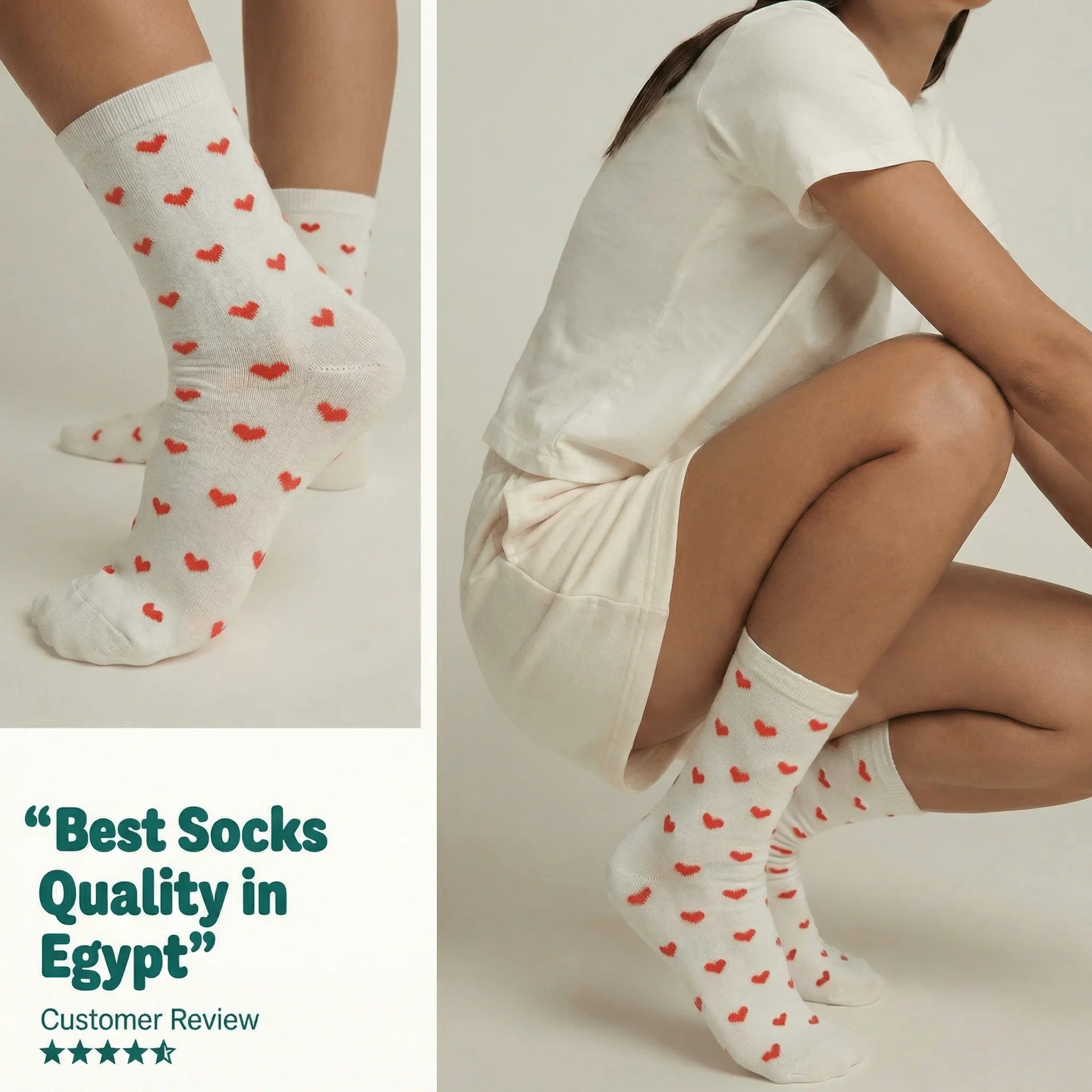 Hearts - Comedy Socks - Babazzaro