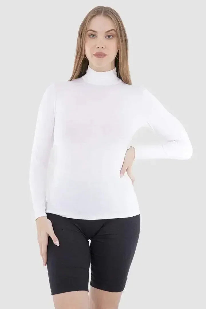 Carina - High Neck Long Sleeve Top 16