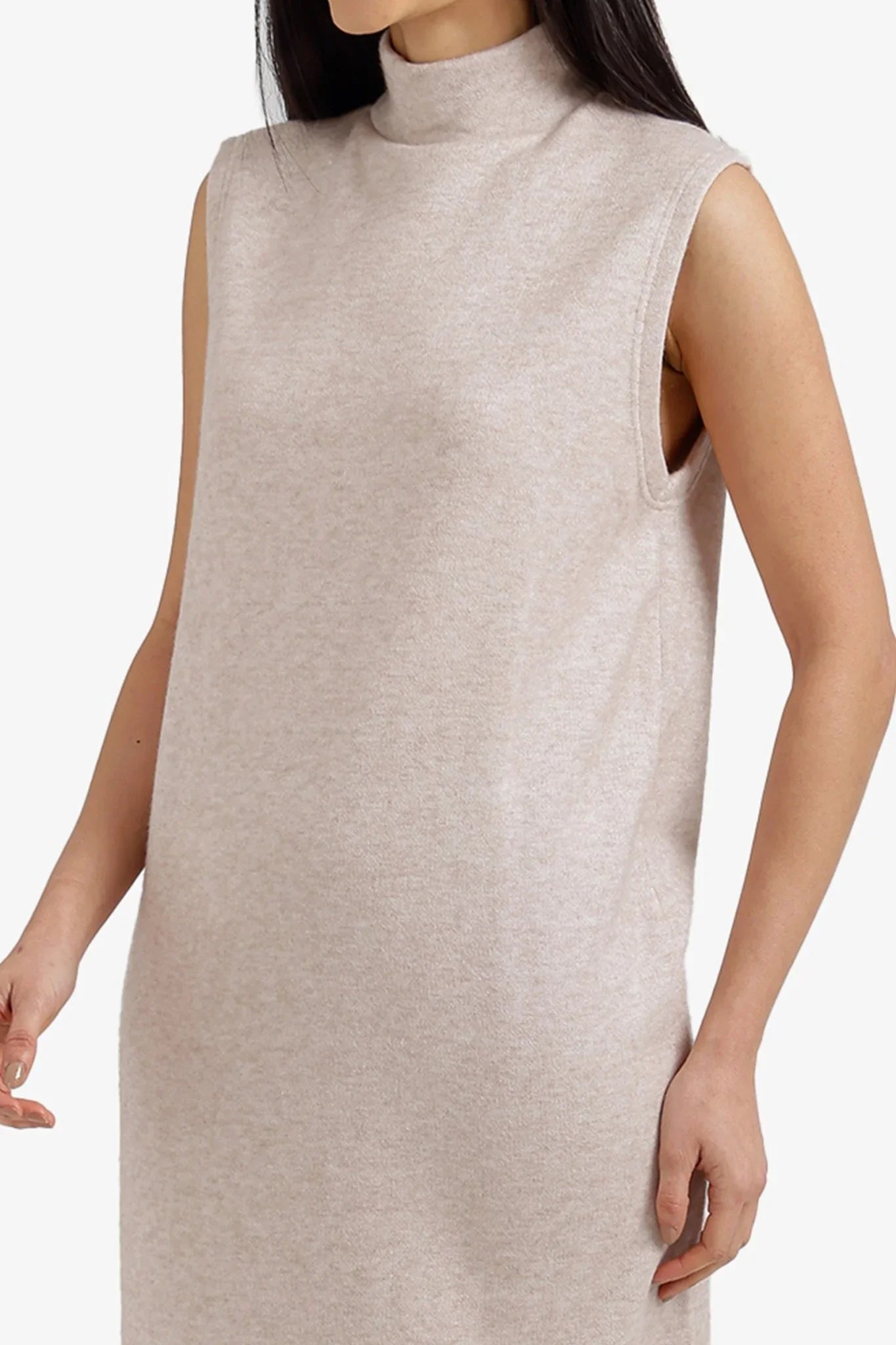 High Neck Midi Dress - Clue - Babazzaro