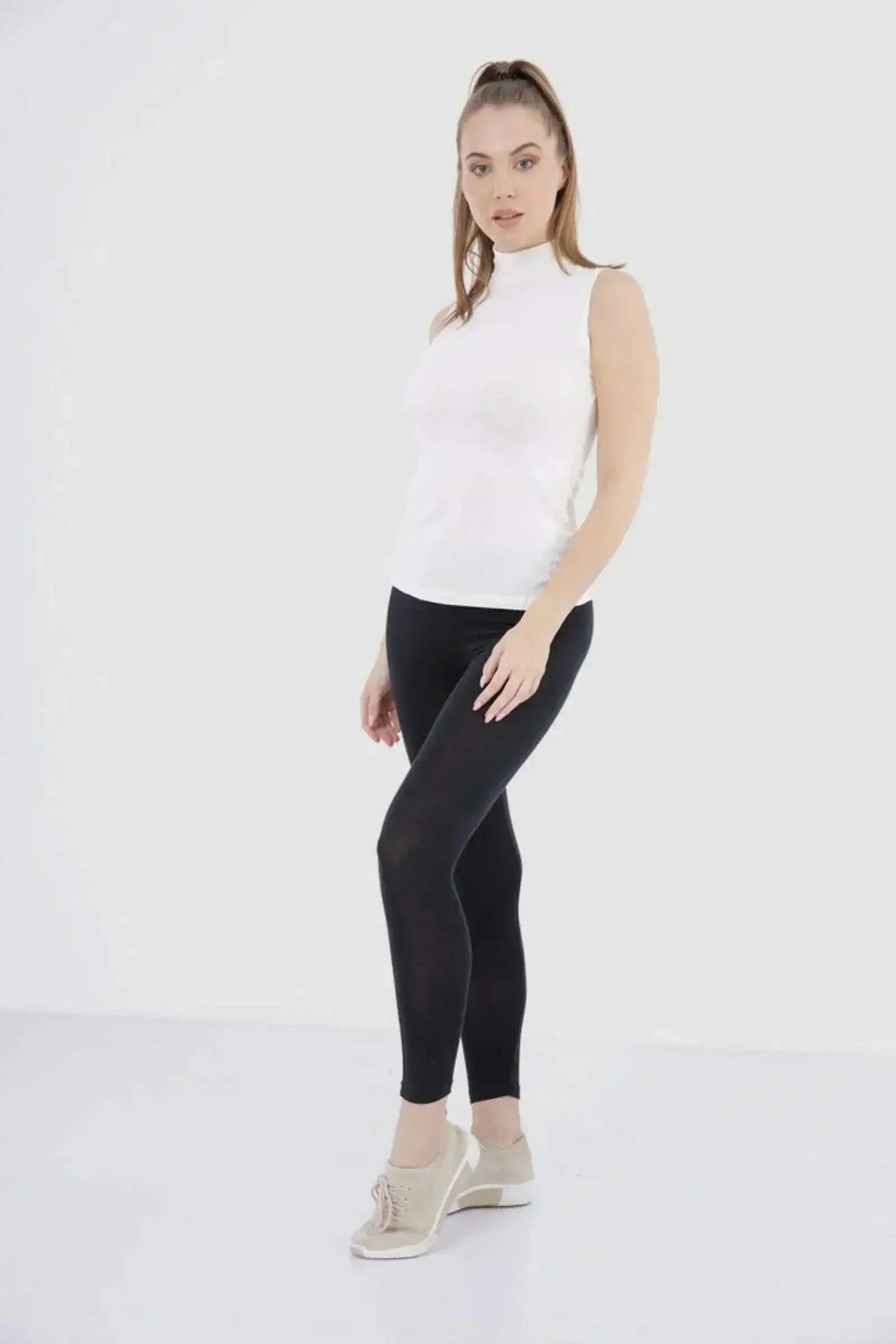 Carina - High Neck Sleeveless Top 17