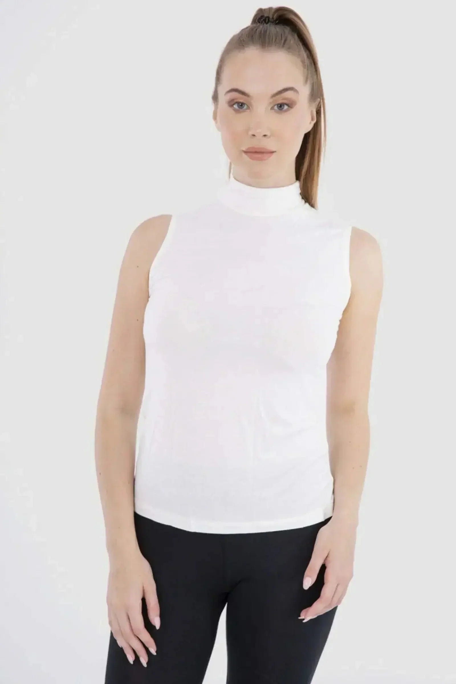 Carina - High Neck Sleeveless Top 4