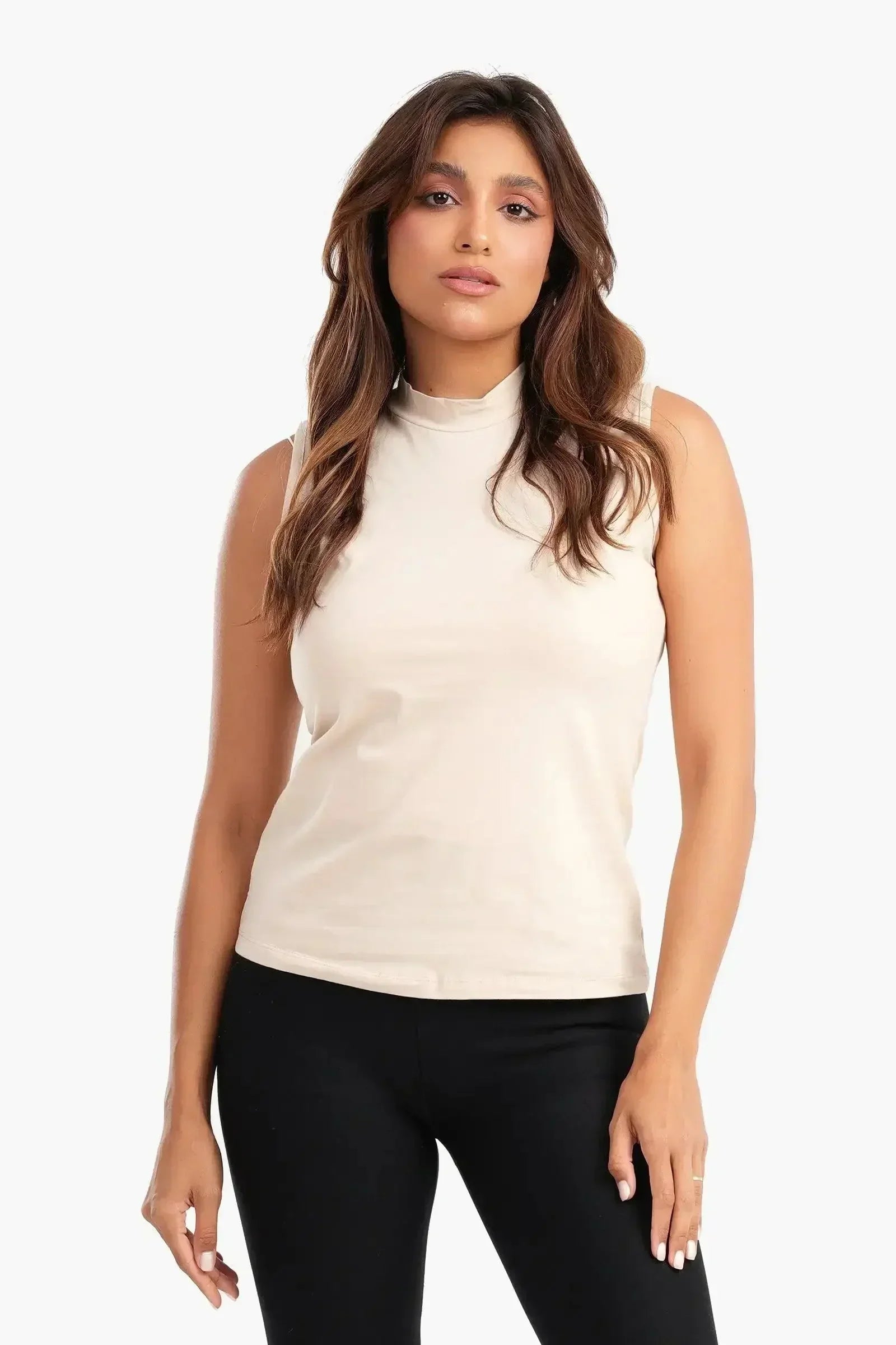 Carina - High Neck Slim Fit Top 5