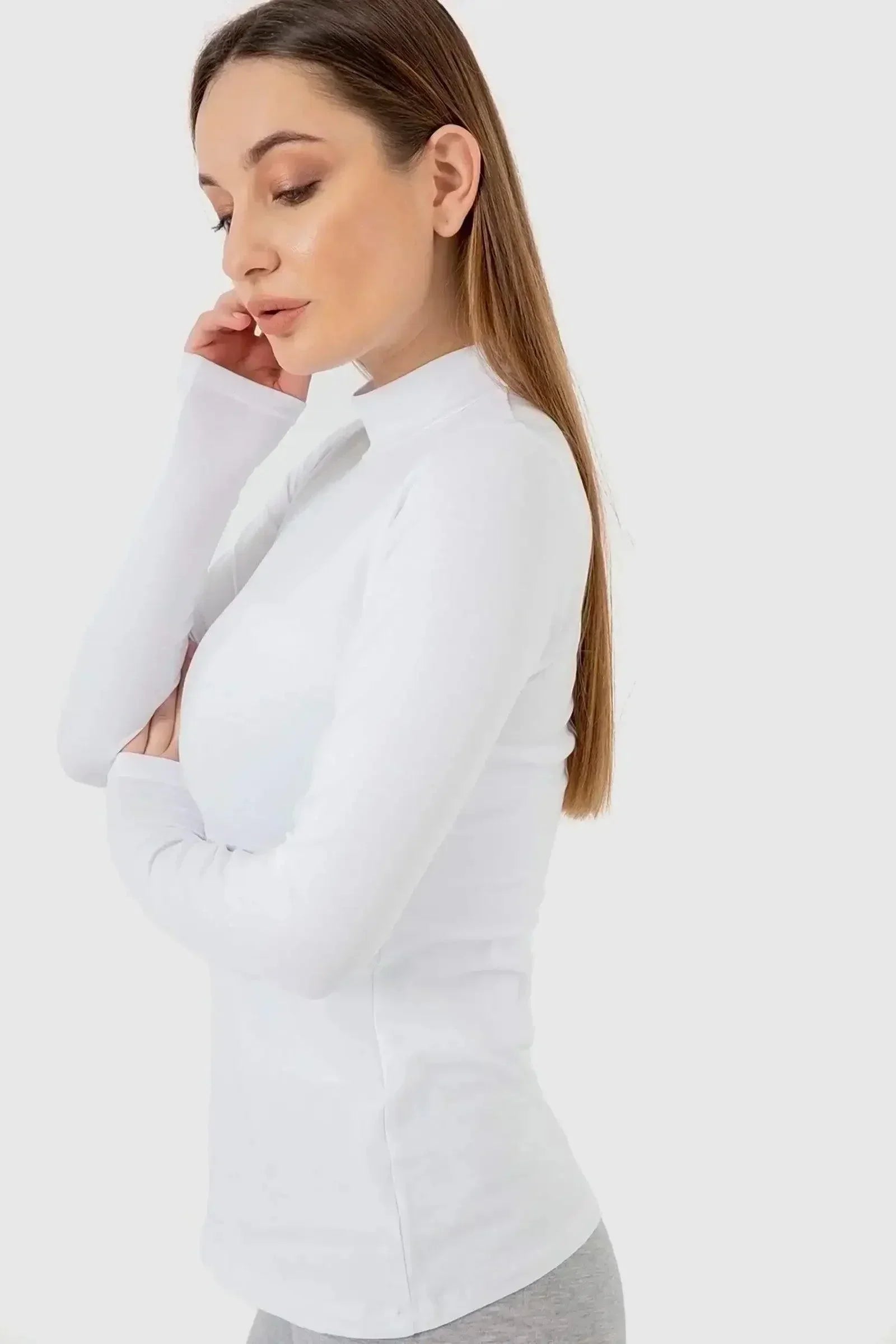 Carina - High Neck Slip on Top 9