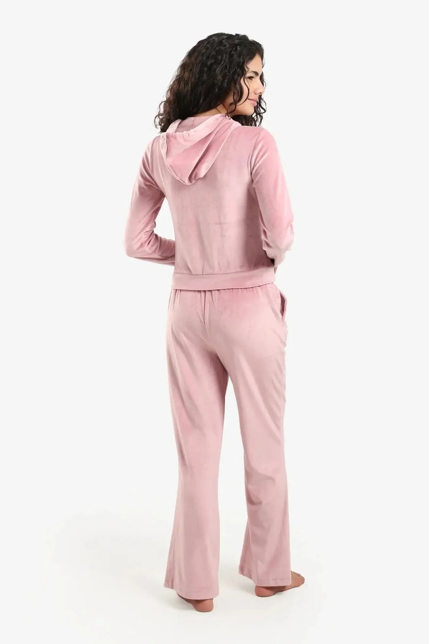 Hooded Neck Pyjama Set - Carina - Babazzaro