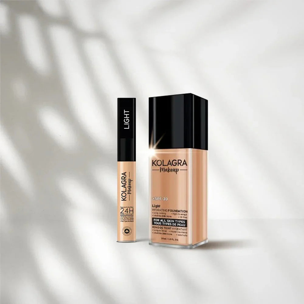 Biostream - Kolagra Multicolor Offer Makeup Foundation Light+ Concealer Light 1