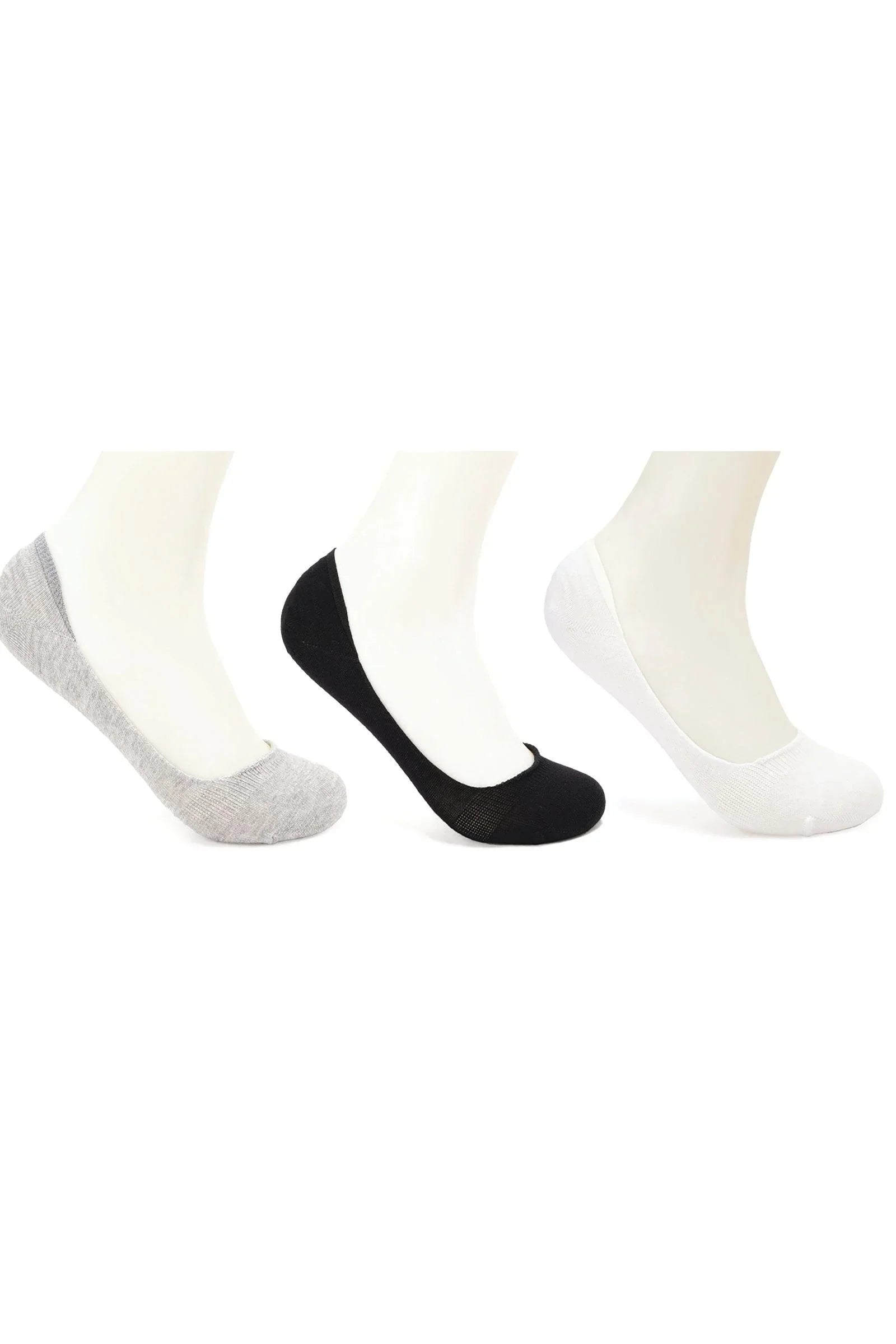 Clue - Cotton Invisible Socks - 3 Pairs 1