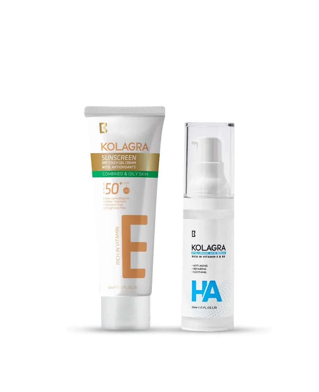 Biostream - Kolagra Offer Kolagra Hyaluronic Serum + Sun Screen 30+50ml 1