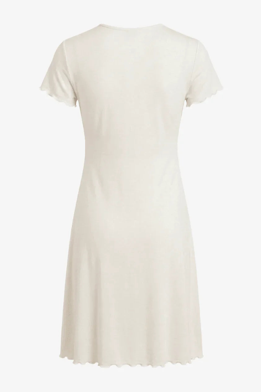 Lace V - Neck Nightgown - Carina - Babazzaro