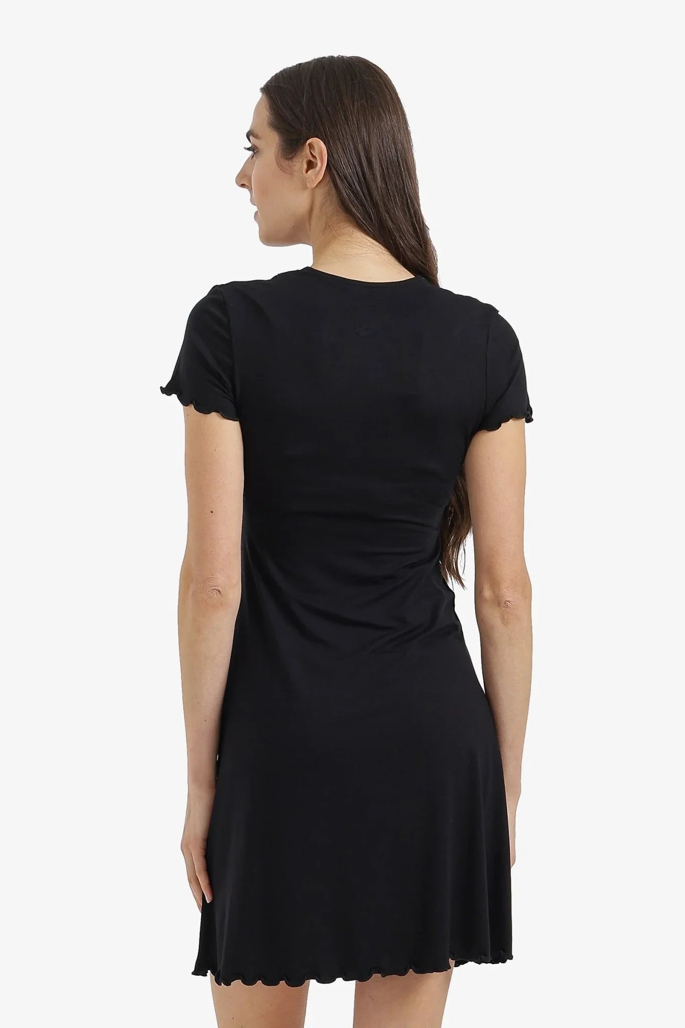 Lace V - Neck Nightgown - Carina - Babazzaro