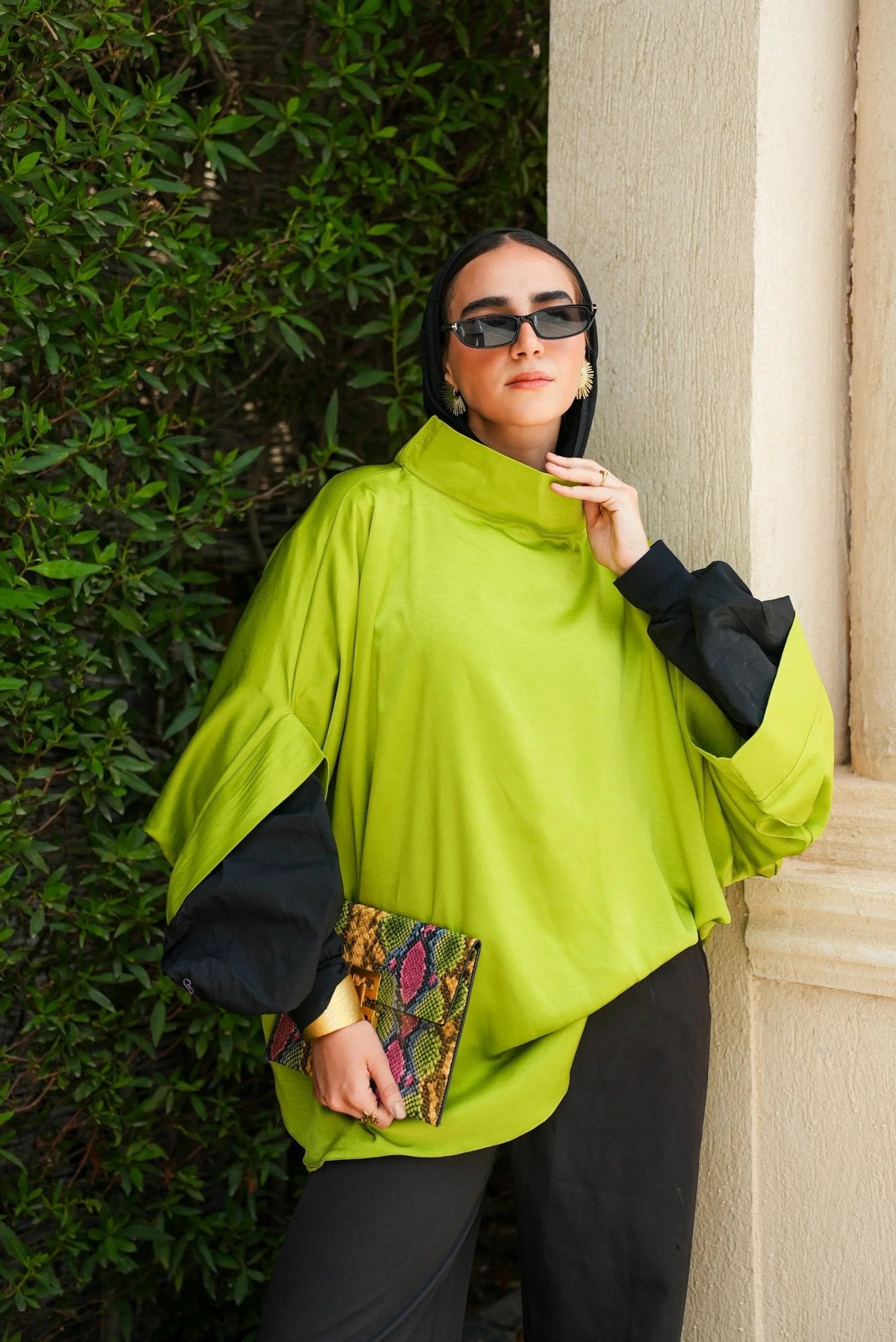 lime green blouse - Dress Code - Babazzaro